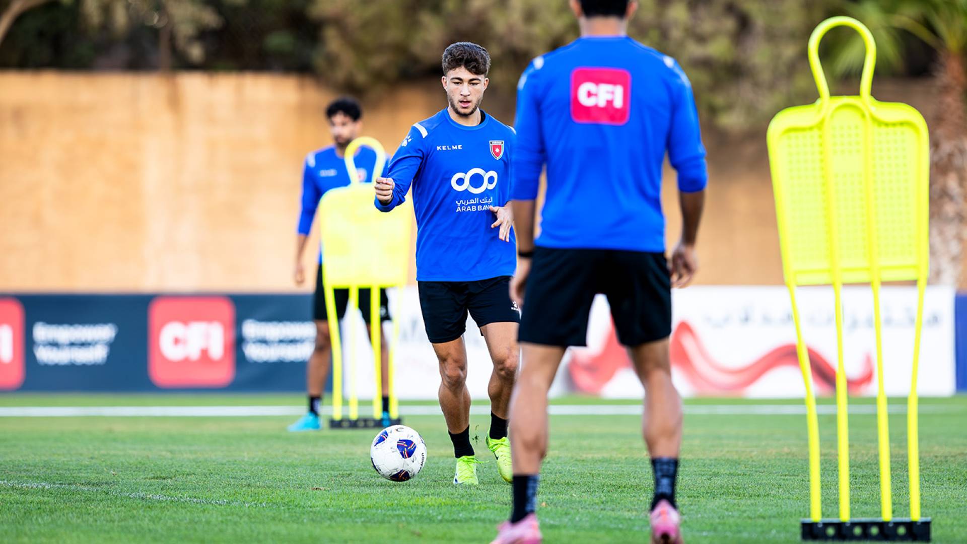 من تدريبات المنتخب الأولمبي