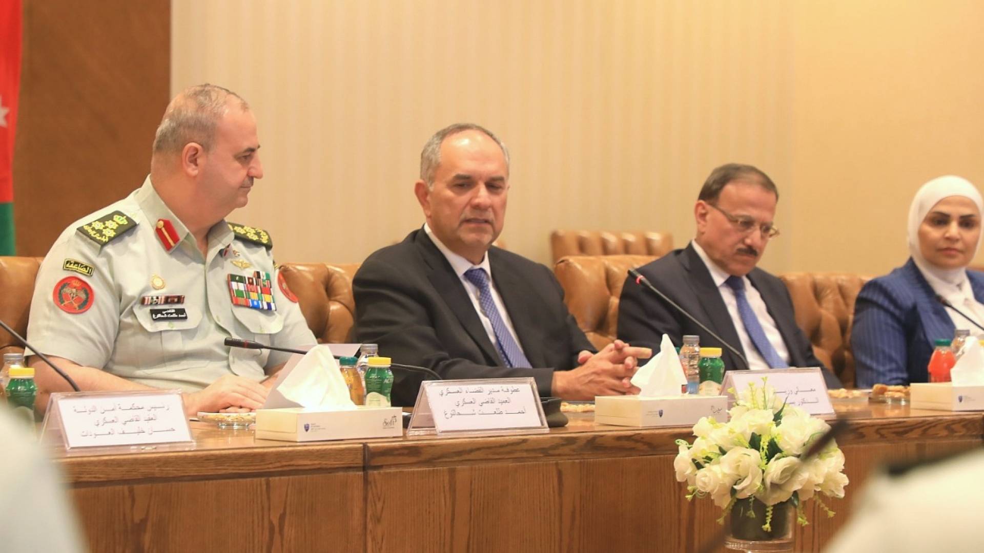 زيارة وزير العدل لمديرية القضاء العسكري