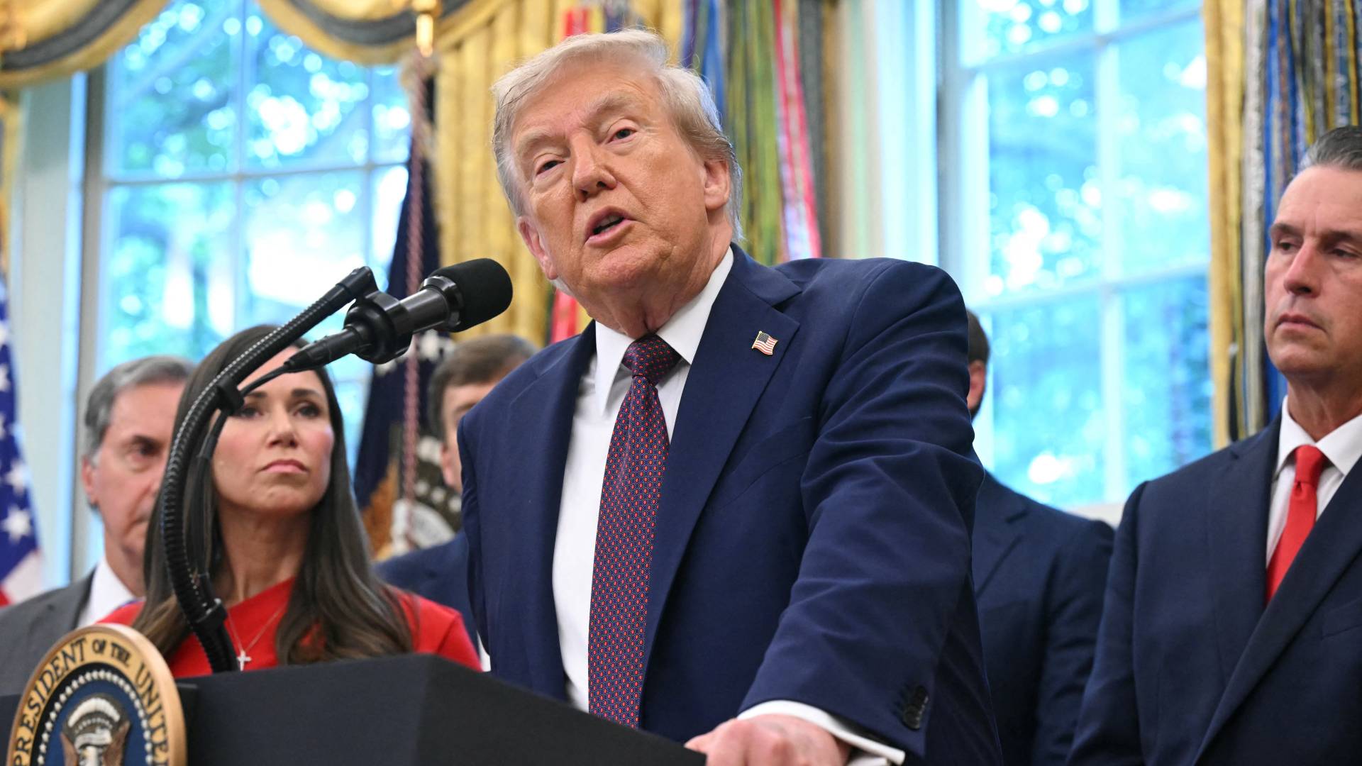 الرئيس الأمريكي دونالد ترمب