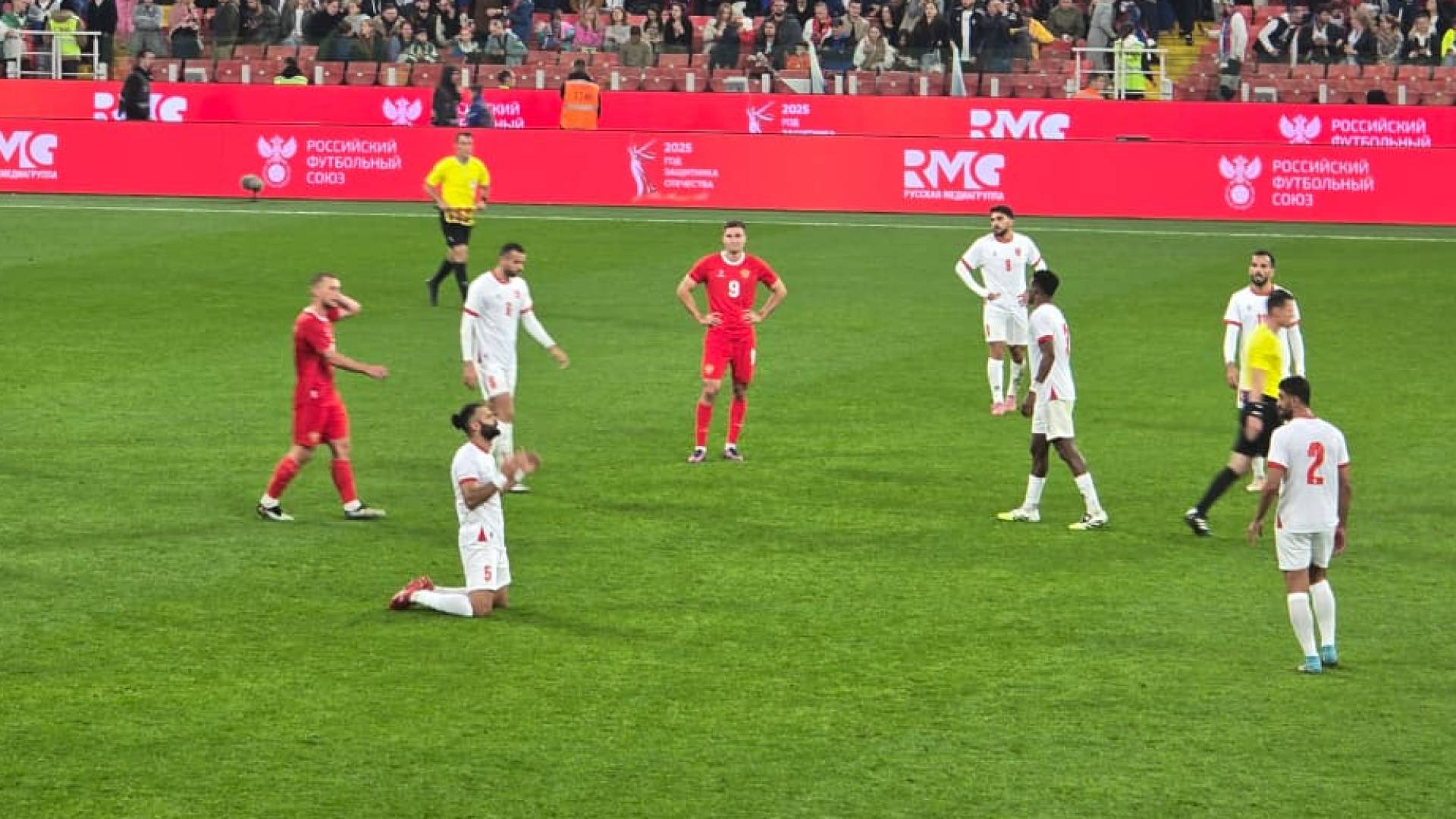 تعادل سلبي بين "النشامى" وروسيا في بداية التحضير للمونديال