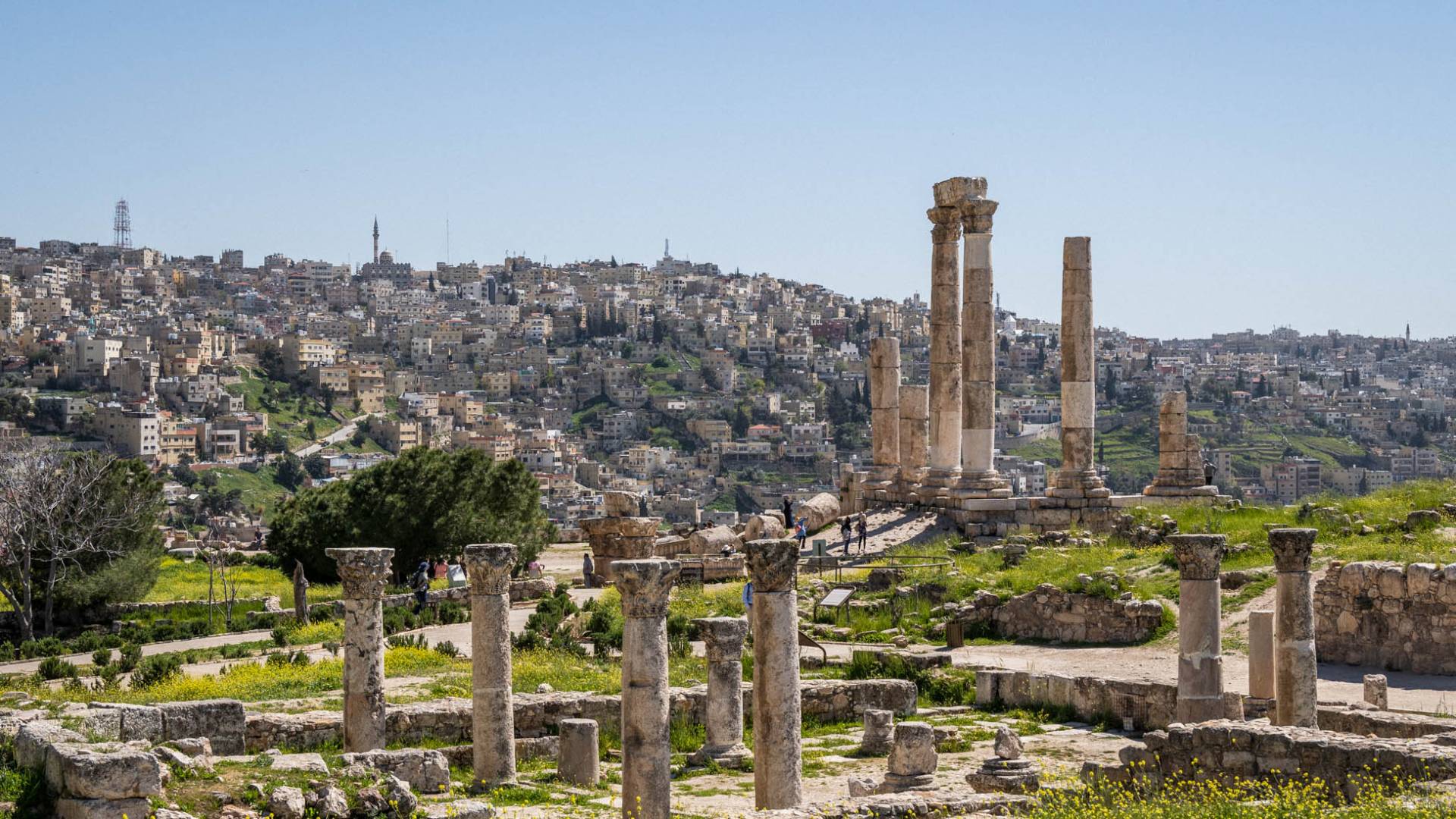 جبل القلعة في العاصمة عمان