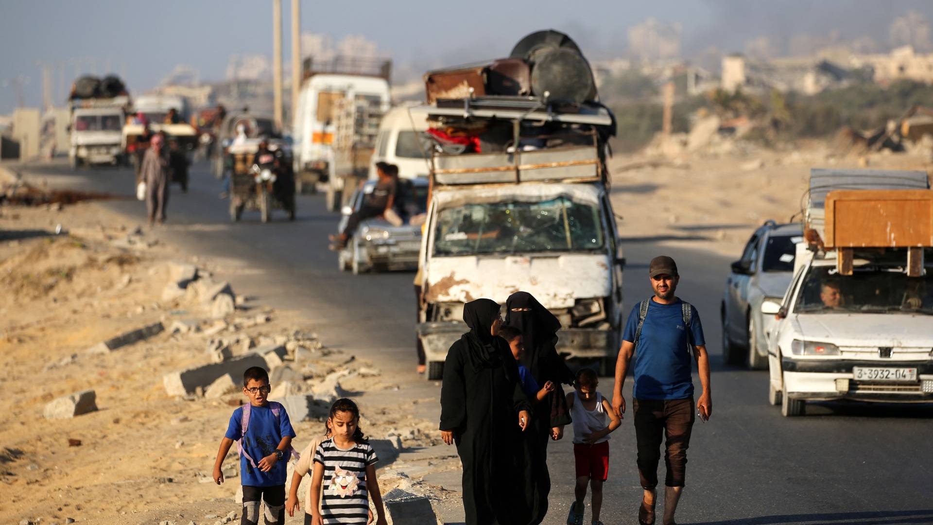 نزوح فلسطينيين