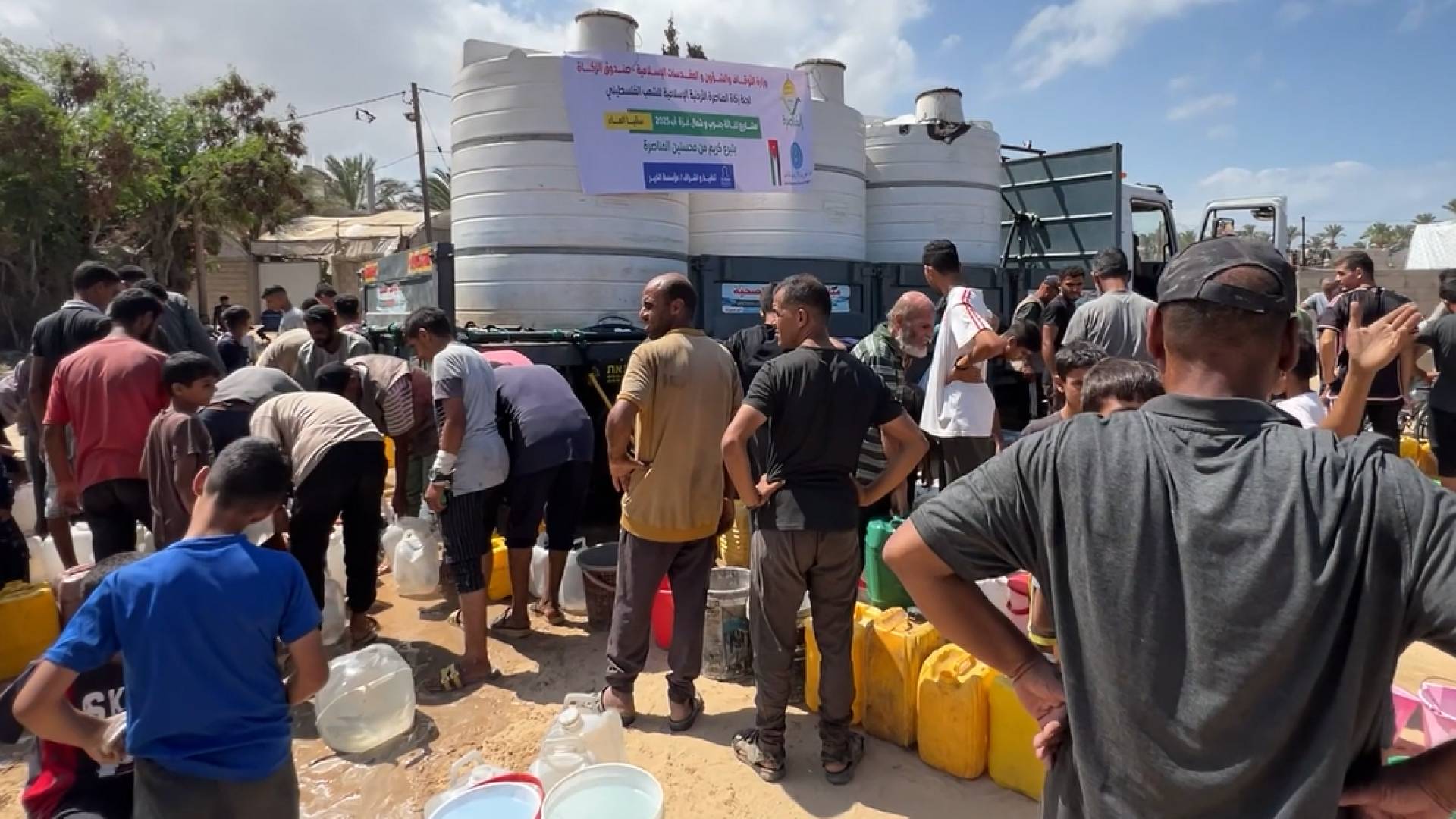 استمرار جهود الهيئة الخيرية الهاشمية الإنسانية في غزة