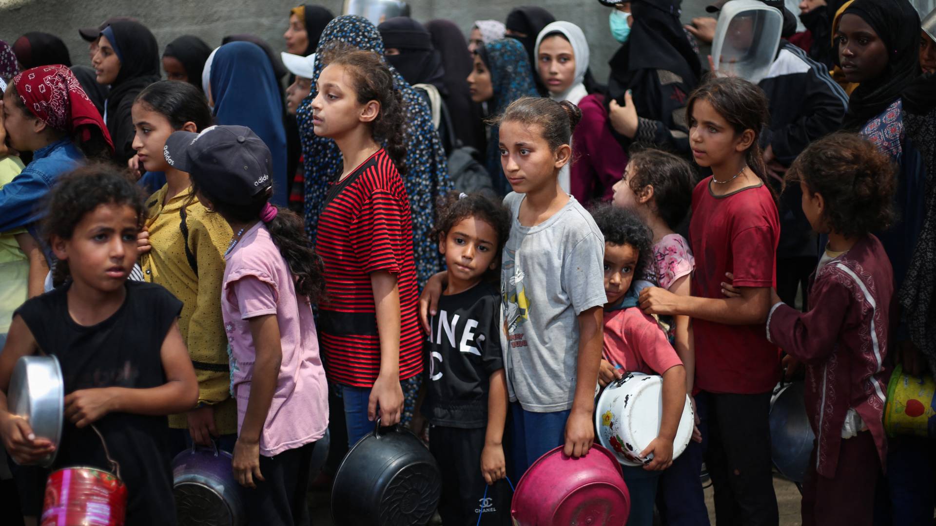 المجوعين في قطاع غزة