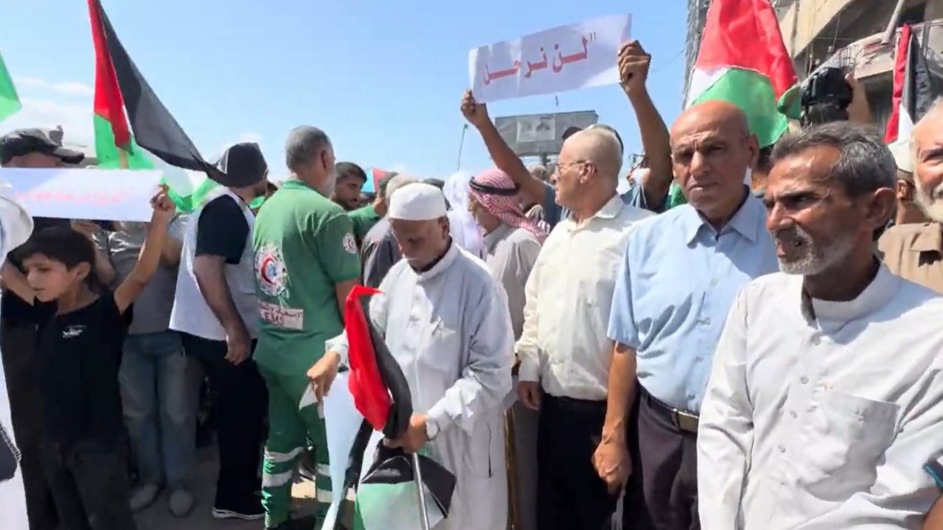 جانب من مسيرة الأكفان