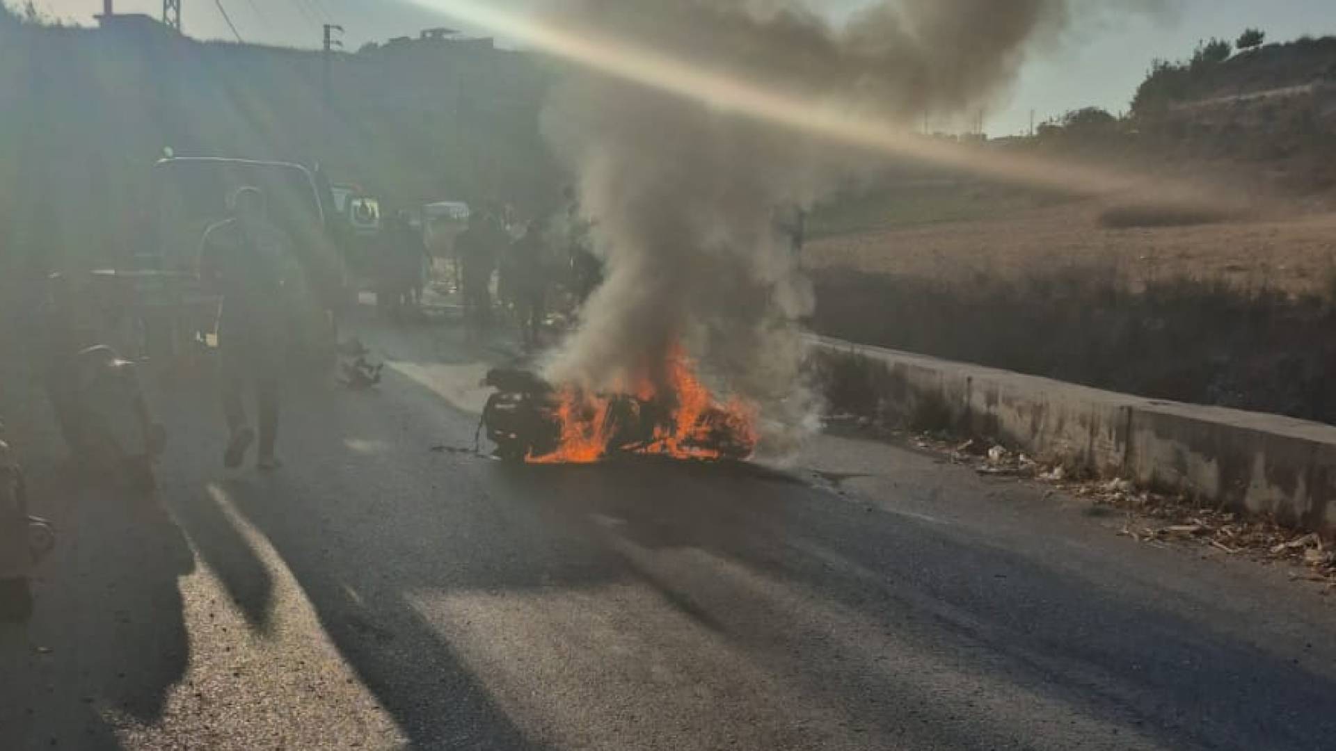 غارة للاحتلال استهدفت دراجة نارية