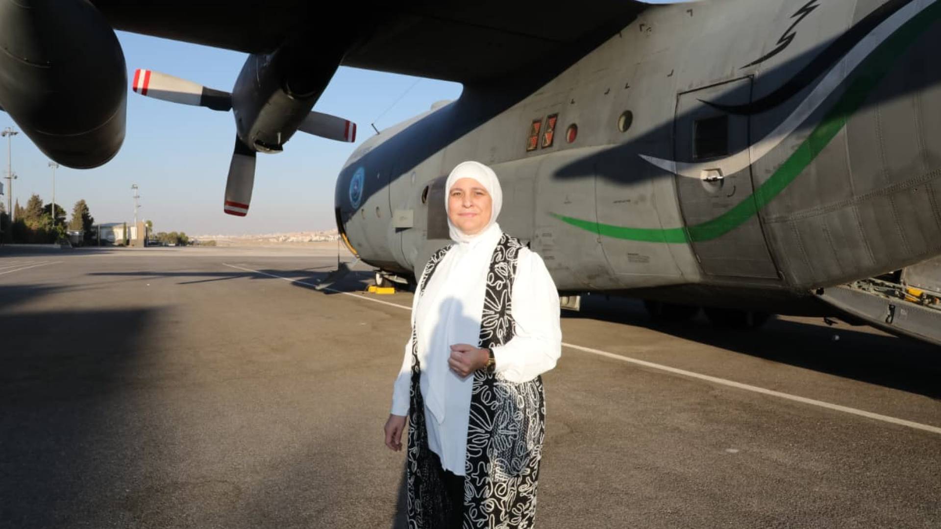 وصول المواطنة الأردنية السيدة لانا شكري كتاو