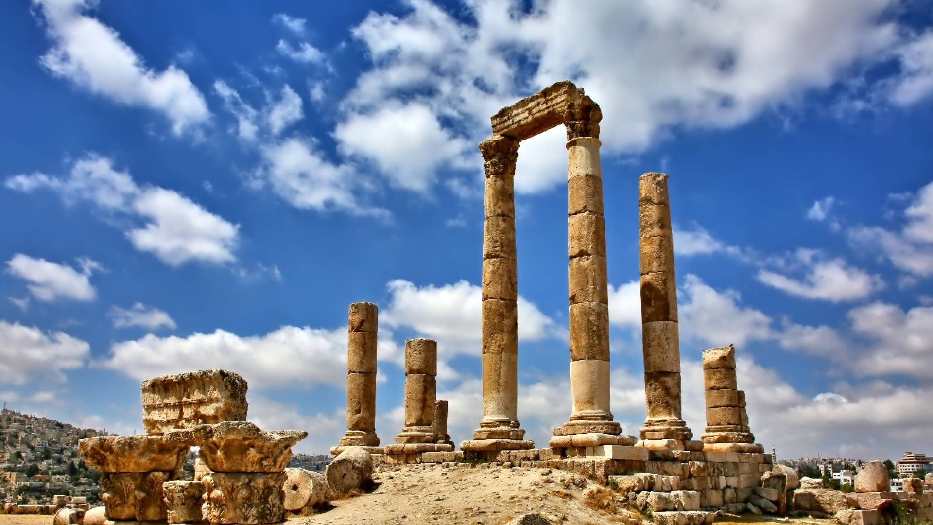 جبل القلعة في العاصمة عمان "أرشيفية"