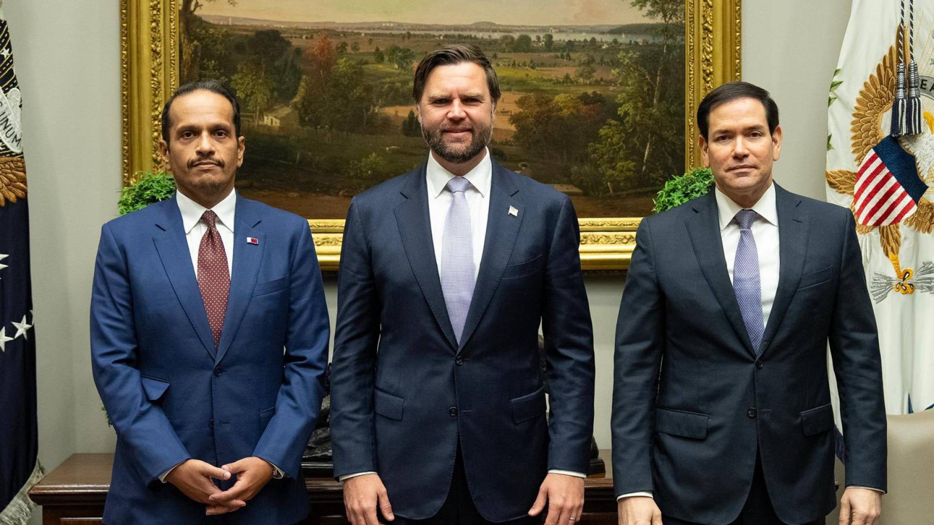 رئيس الوزراء القطري يؤكد من واشنطن أن بلاده ستتخذ الإجراءات لحماية أمنها تجاه الهجوم "الإسرائيلي"