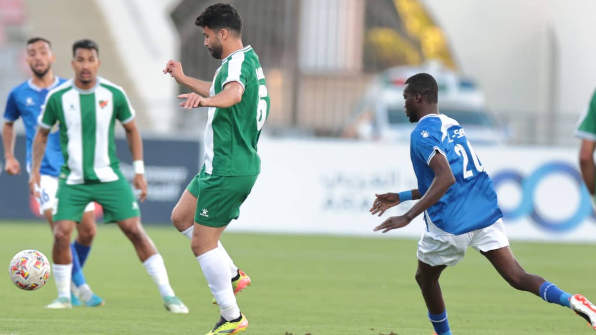 من مباراة الأهلي والسلط