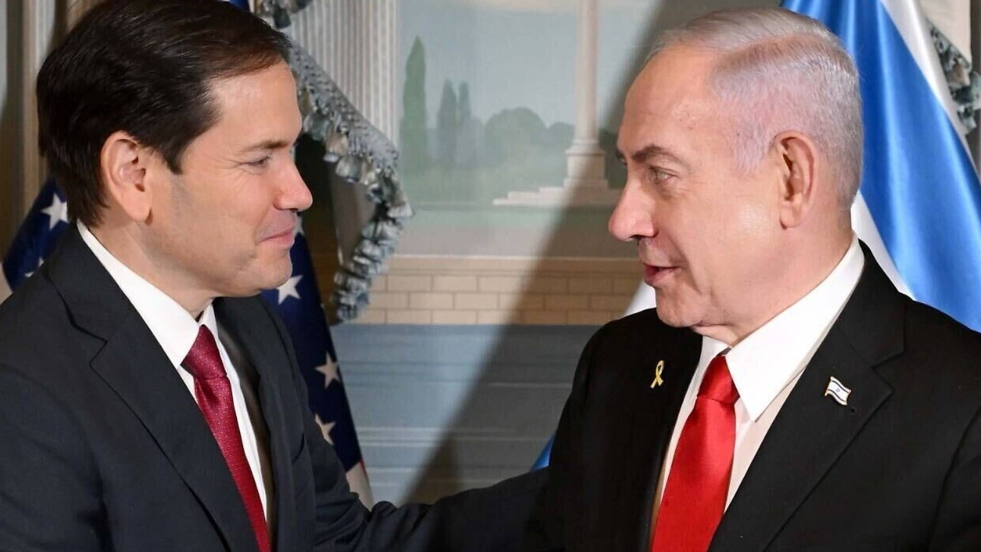 بنجامين نتنياهو وماركو روبيو