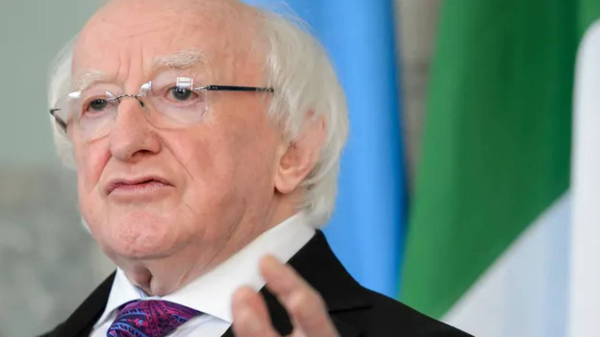 الرئيس الأيرلندي مايكل دي هيجينز