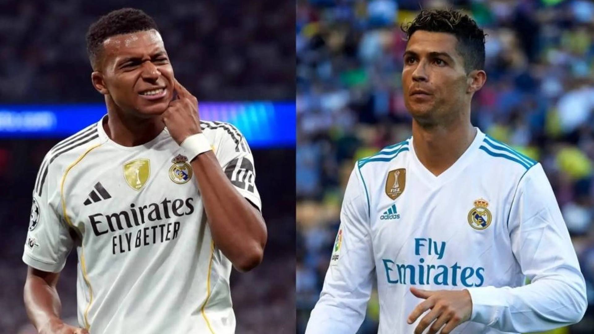 الفرنسي كيليان مبابي و الأسطورة كريستيانو رونالدو