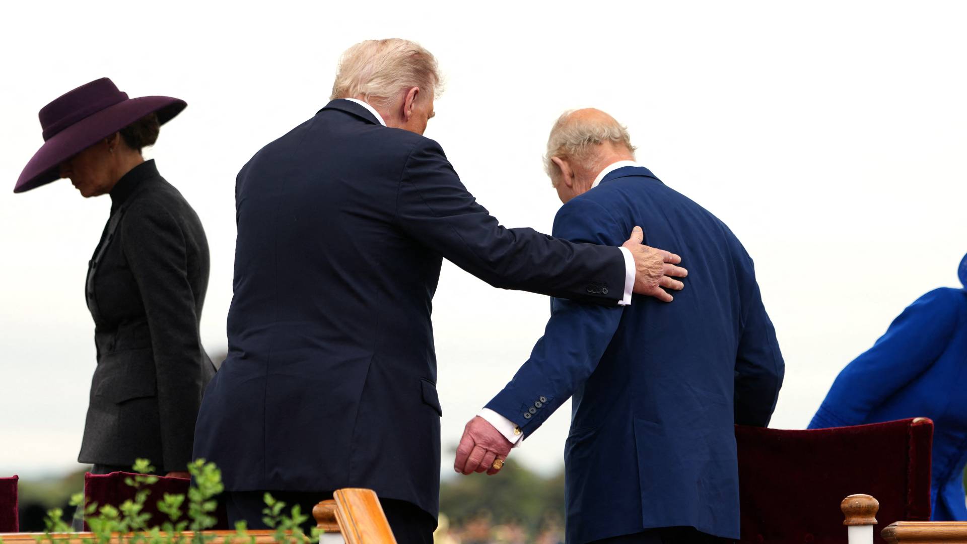 دونالد ترمب والملك تشارلز