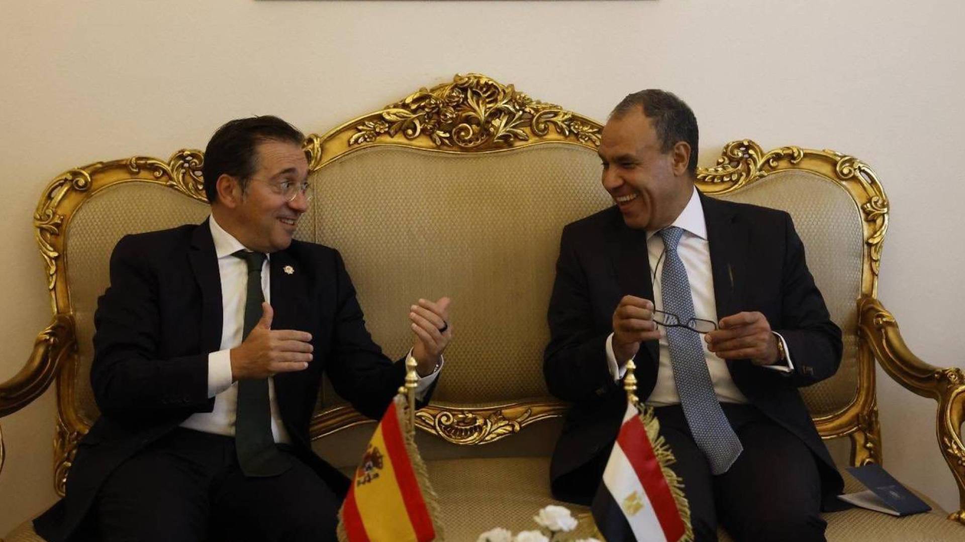 وزير الخارجية المصري، الدكتور بدر عبد العاطي يلتقي نظيره الإسباني خوسيه مانويل ألباريس