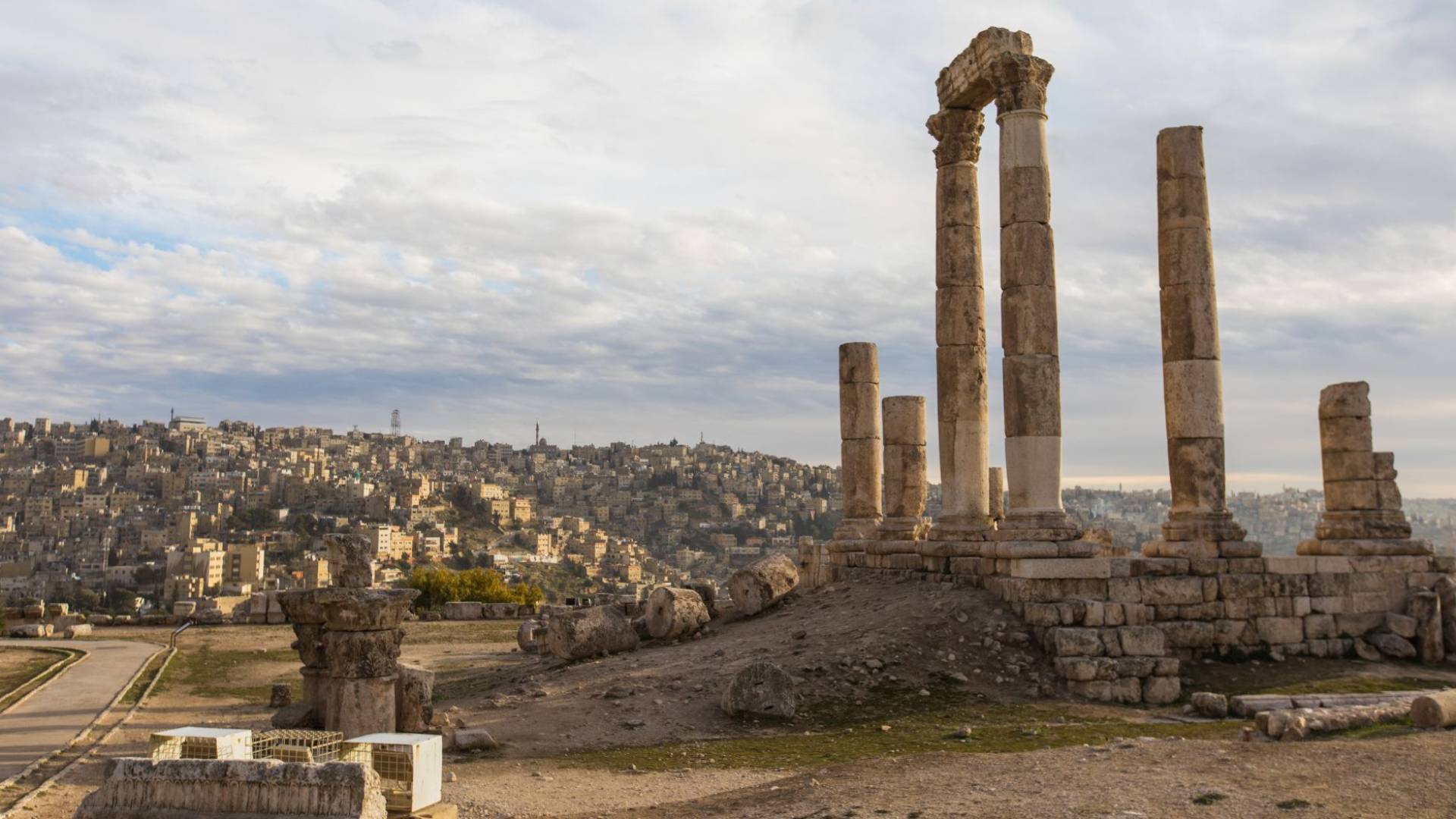 لقطة عامة للعاصمة عمان