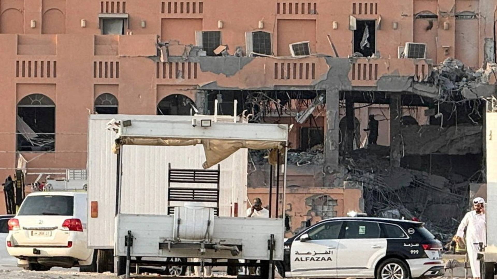 قصف الاحتلال مقر اقامة قادة حماس في قطر