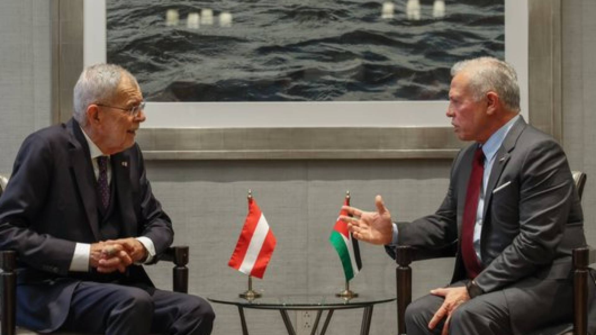 الملك يلتقي رئيس النمسا