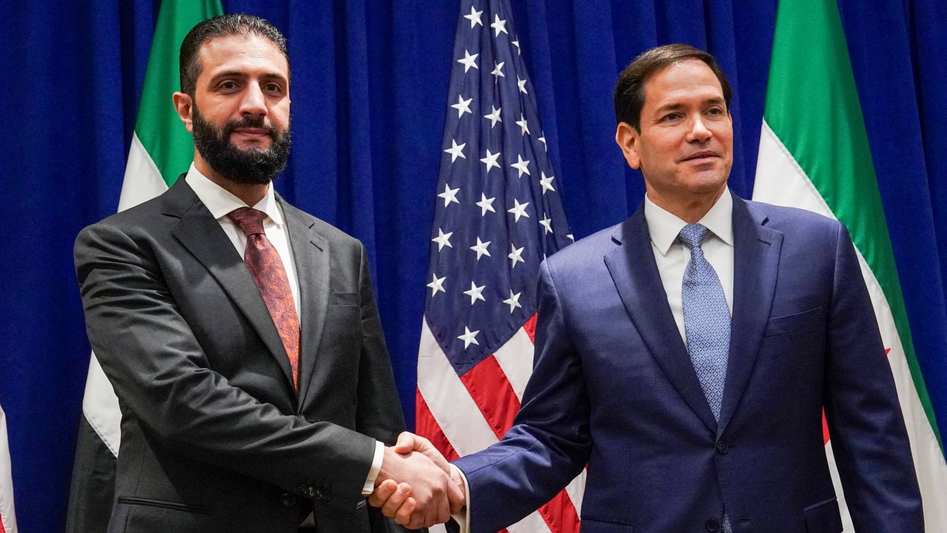 الرئيس السوري أحمد الشرع يلتقي وزير الخارجية الأمريكي