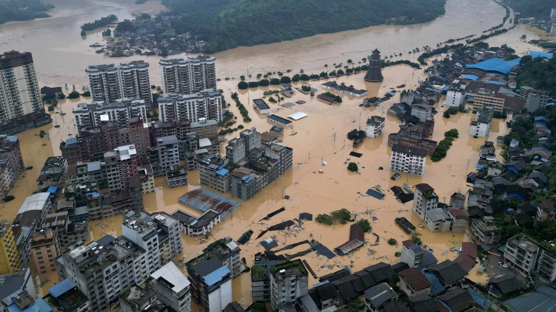 فيضانات في الصين