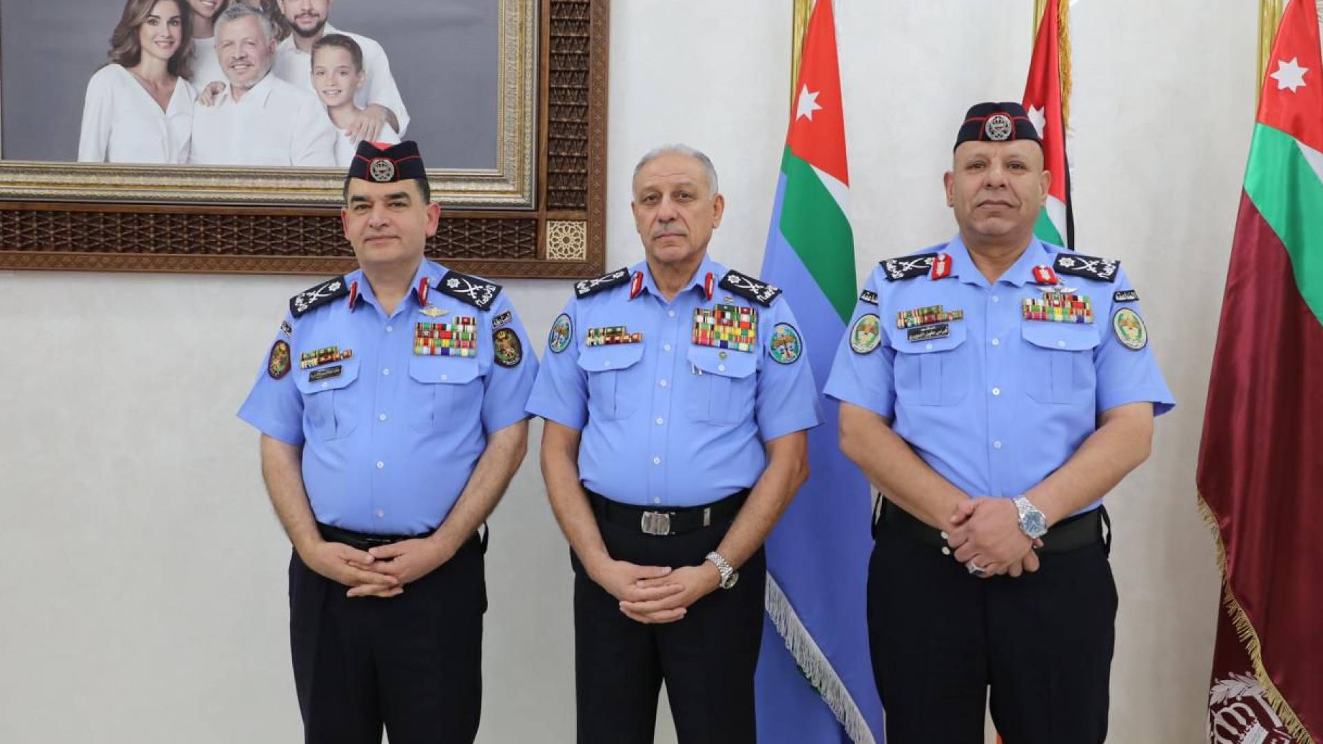 العميد فراس الدويري والعميد عاهد الشرايدة