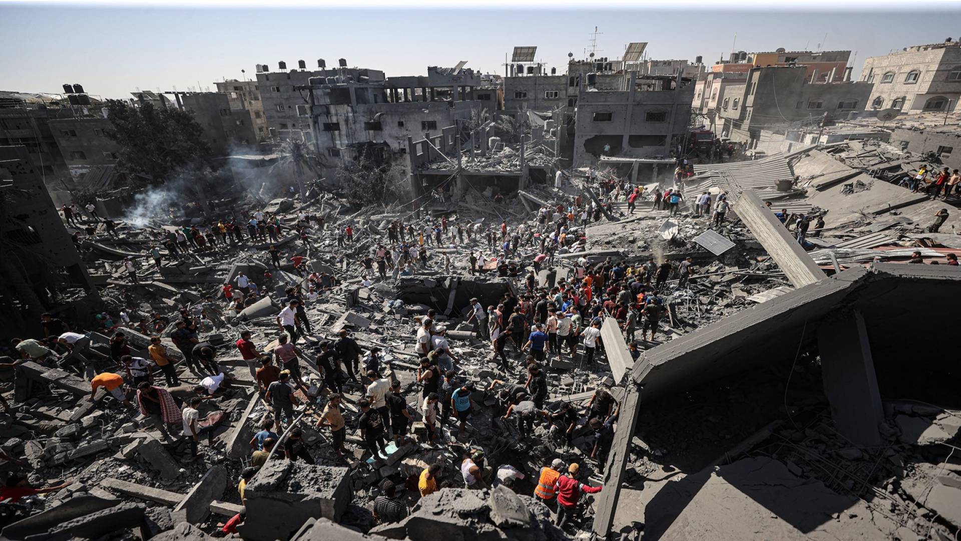 ارشيفية.. جانب من الدمار في قطاع غزة