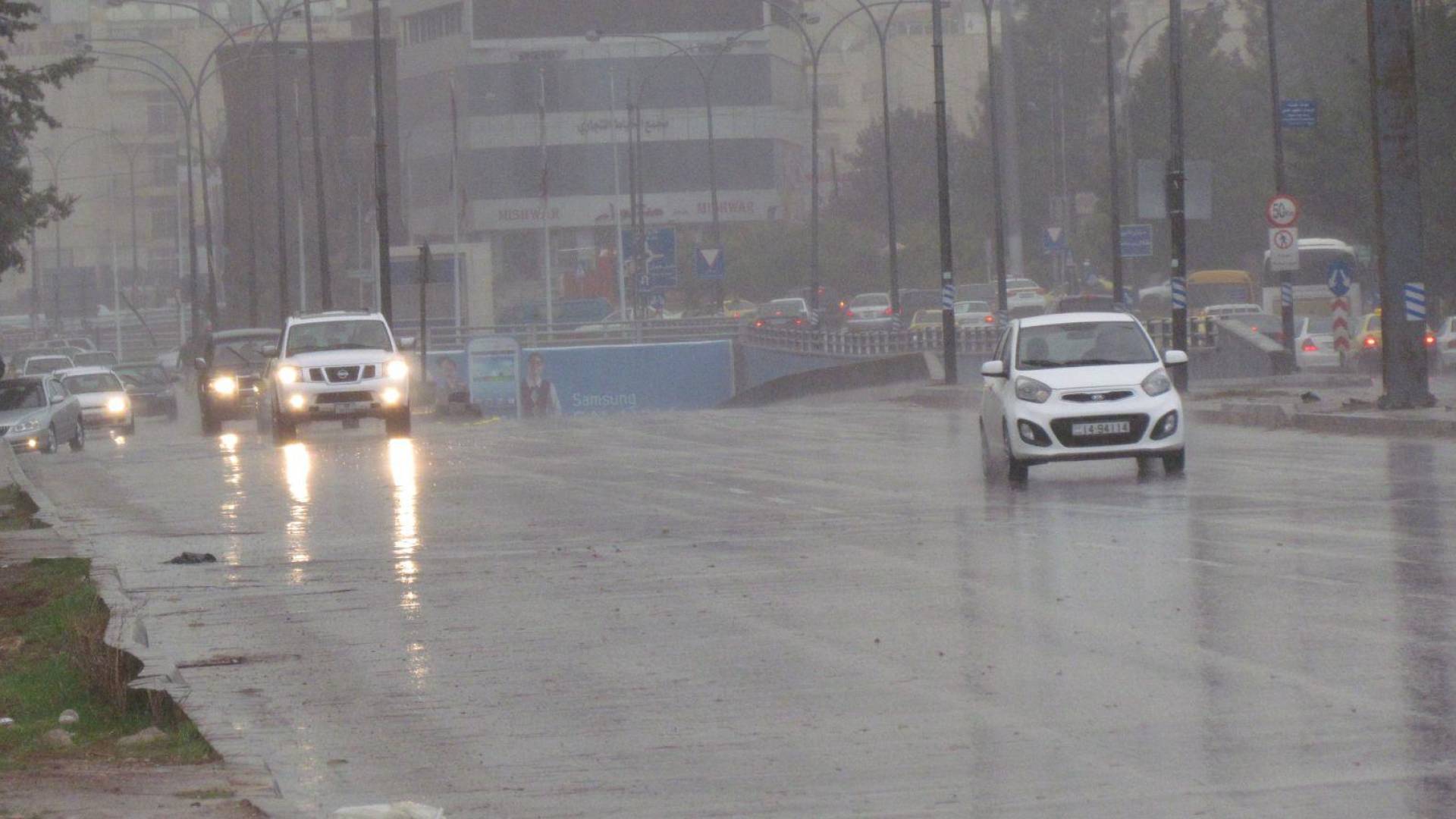 أمطار في الاردن - أرشيفية