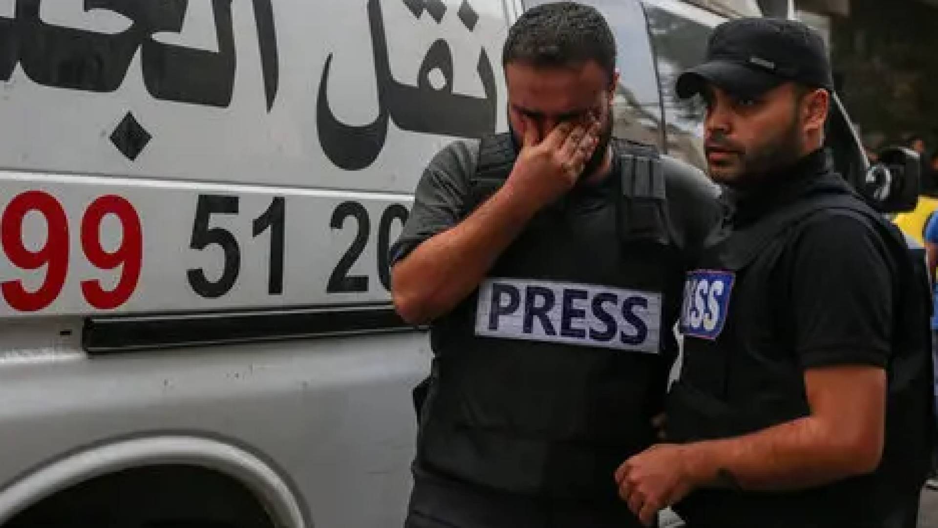 معاناة الصحفيين في غزة