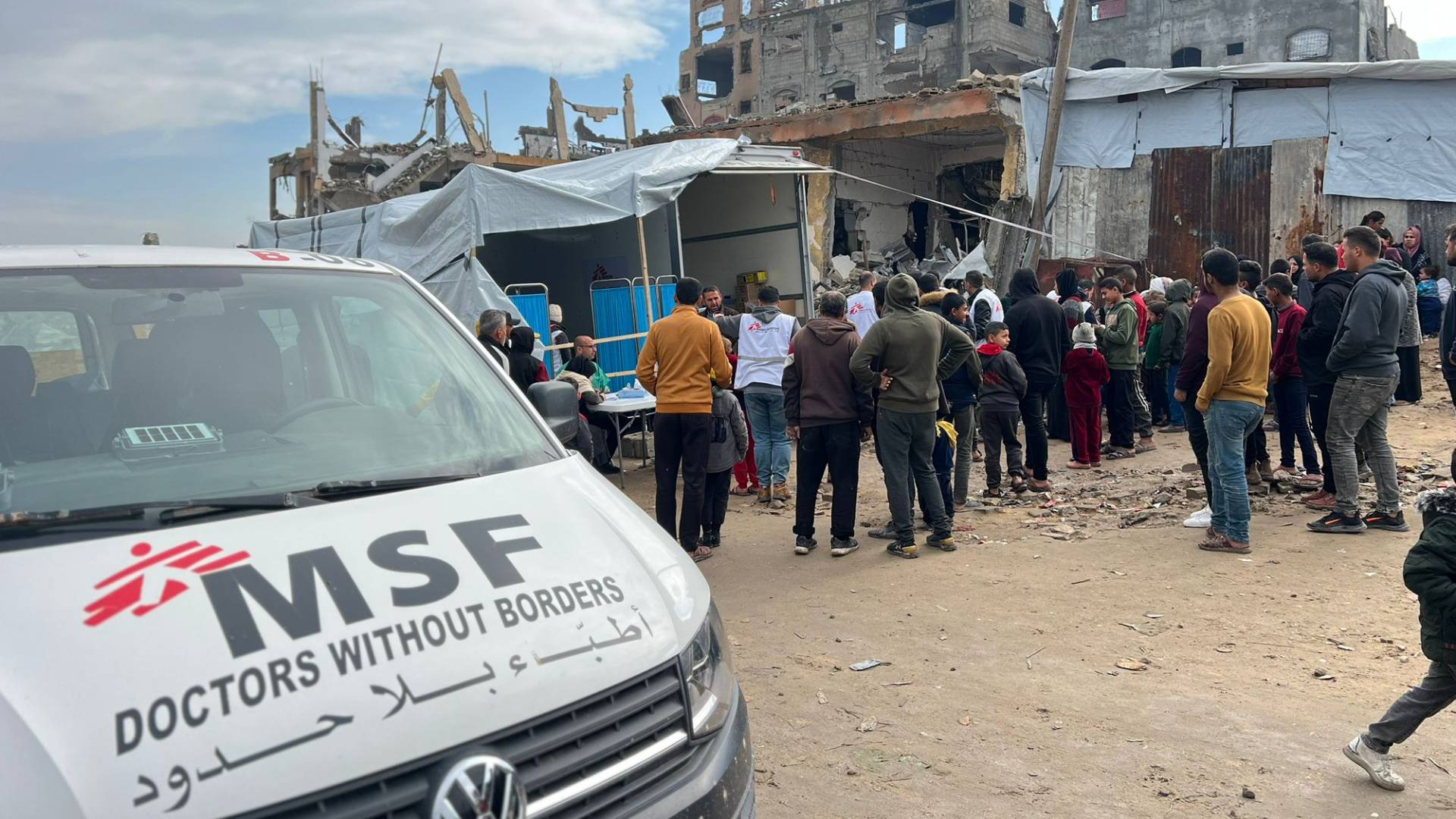 منظمة "أطباء بلا حدود" في غزة