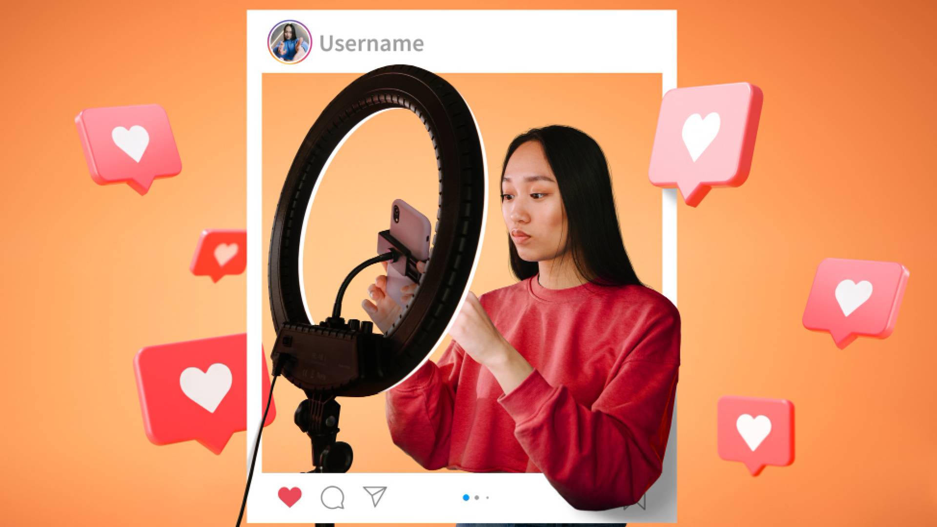 بث انستقرام - تعبيرية