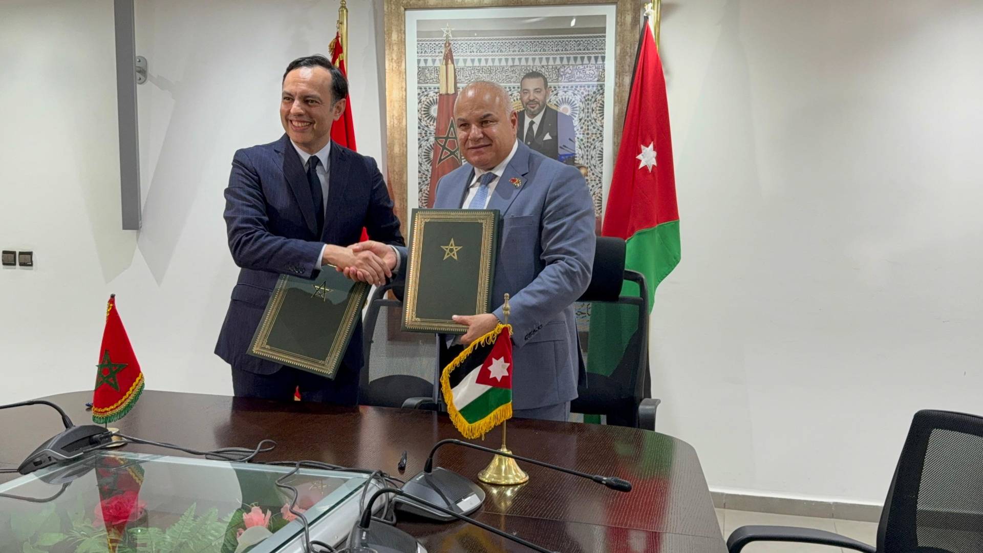 اتفاقية تعاون أردنية مغربية