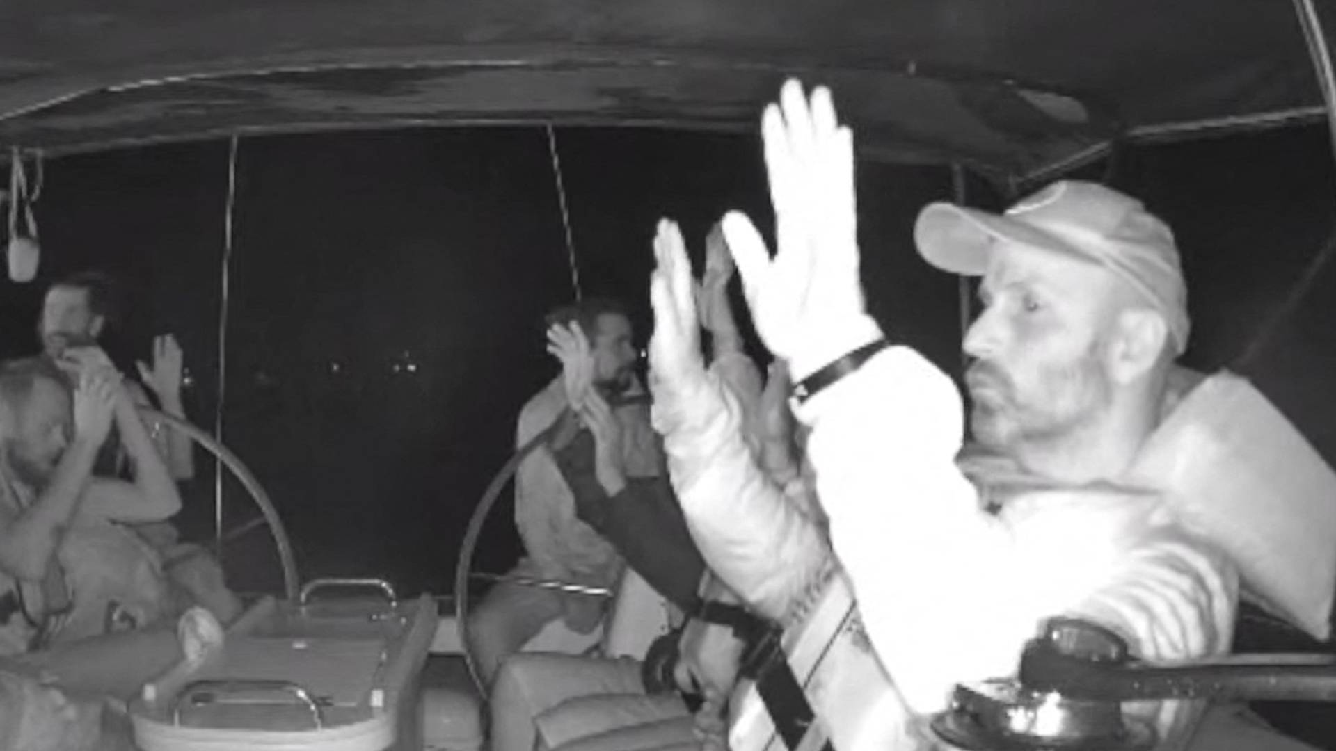 المشاركون في اسطول الصمود المتجه الى غزة