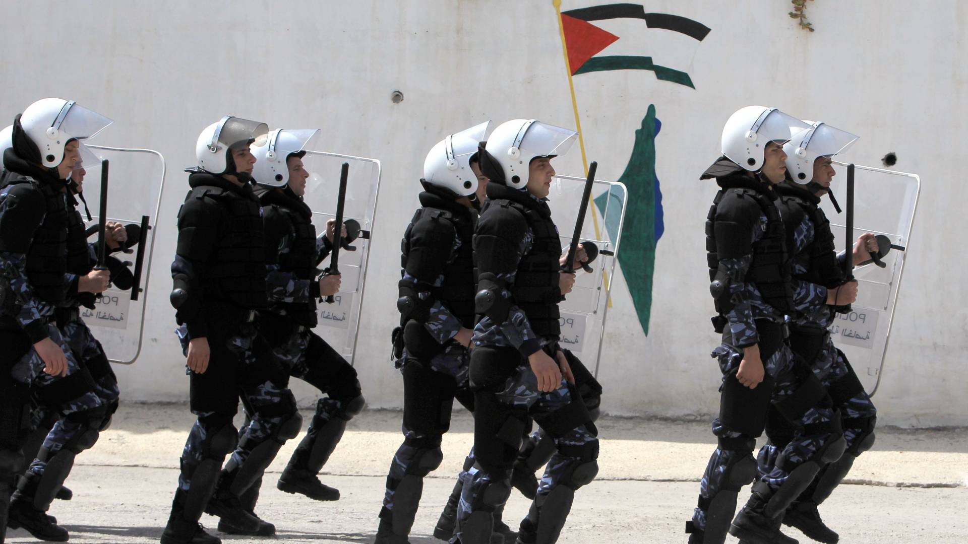 إحدى وحد الشرطة الفلسطينية.. أرشيفية