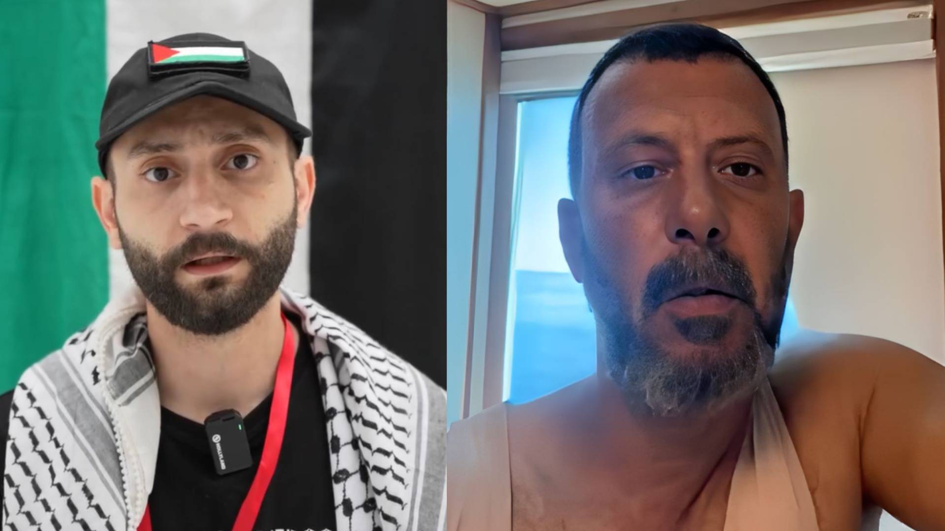 نشطاء عبر أسطول الصمود