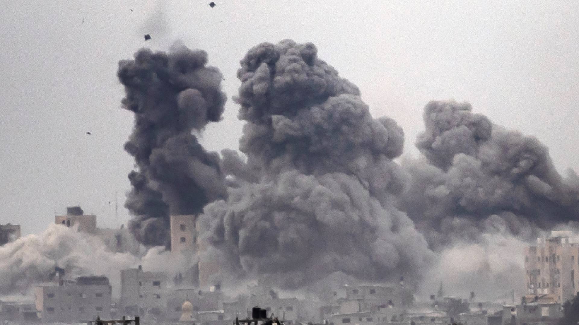 صورة أرشيفية لقصف الاحتلال في غزة