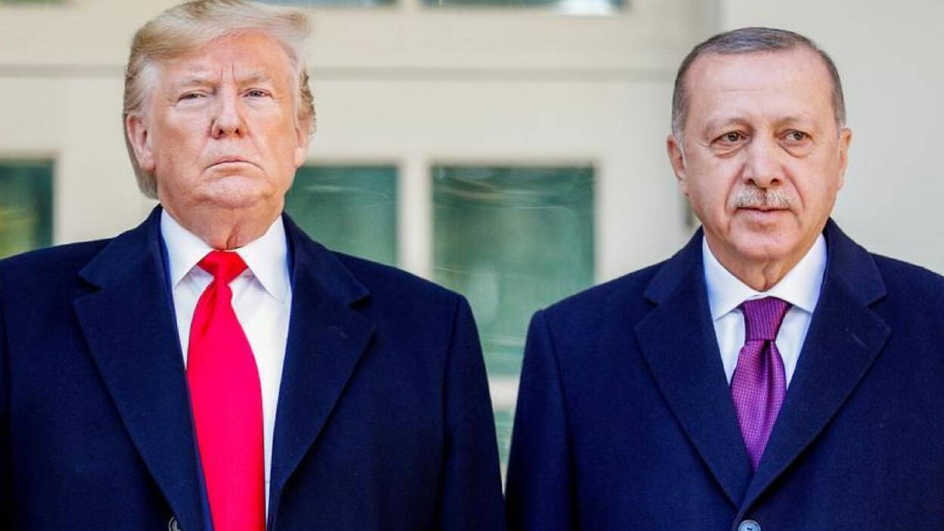 الرئيس الامريكي دونالد ترمب و الرئيس التركي رجب طيب اردوغان