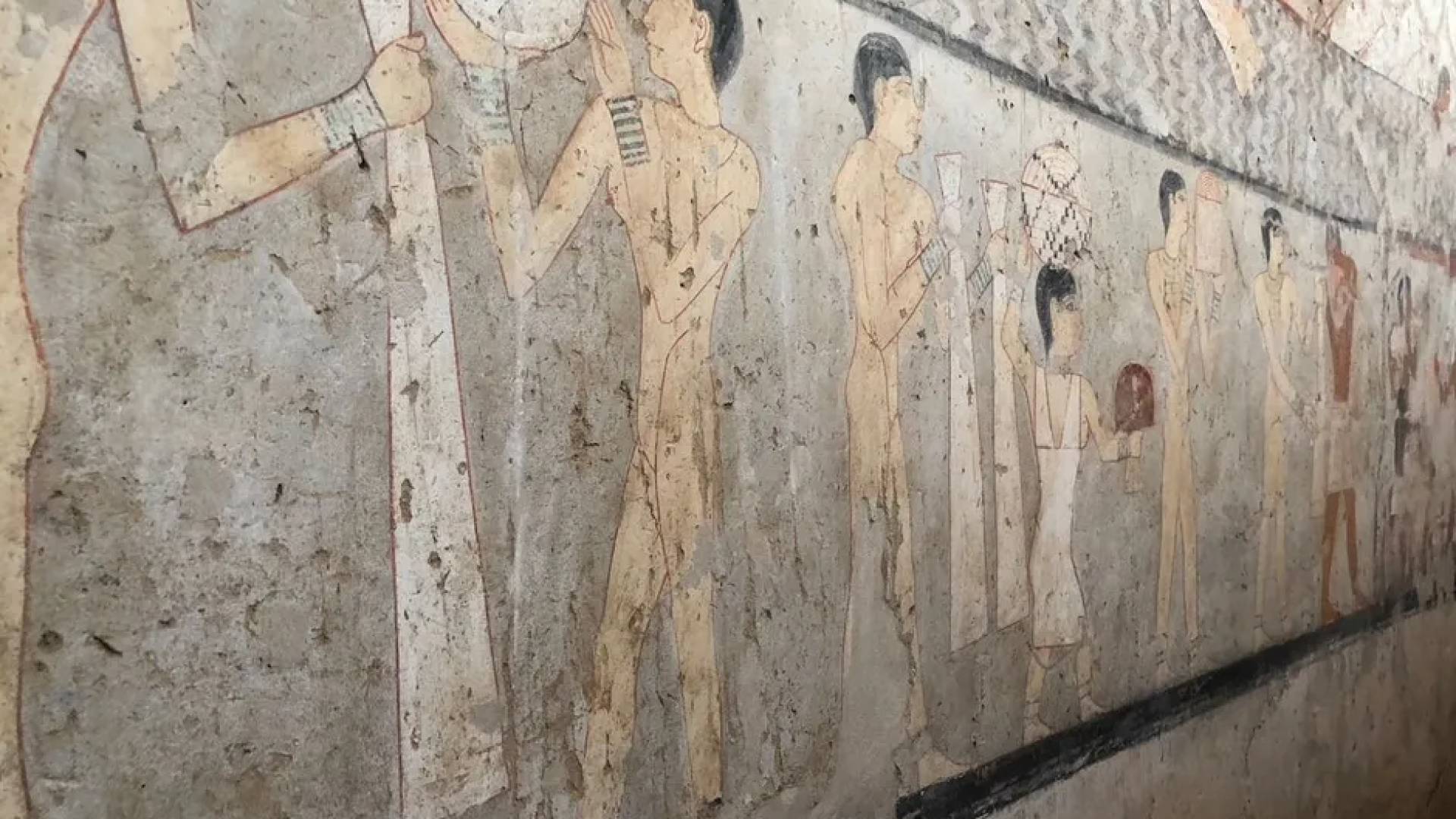 نقوش على أحد جدران مقبرة أمنحتب الثالث