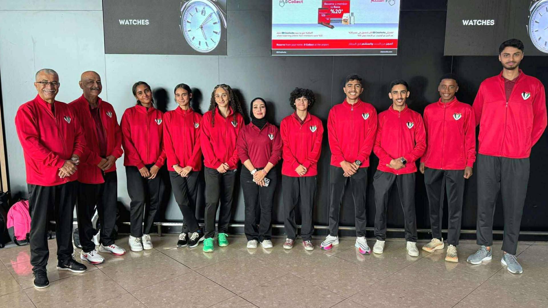 بعثة المنتخب الأردني لألعاب القوى