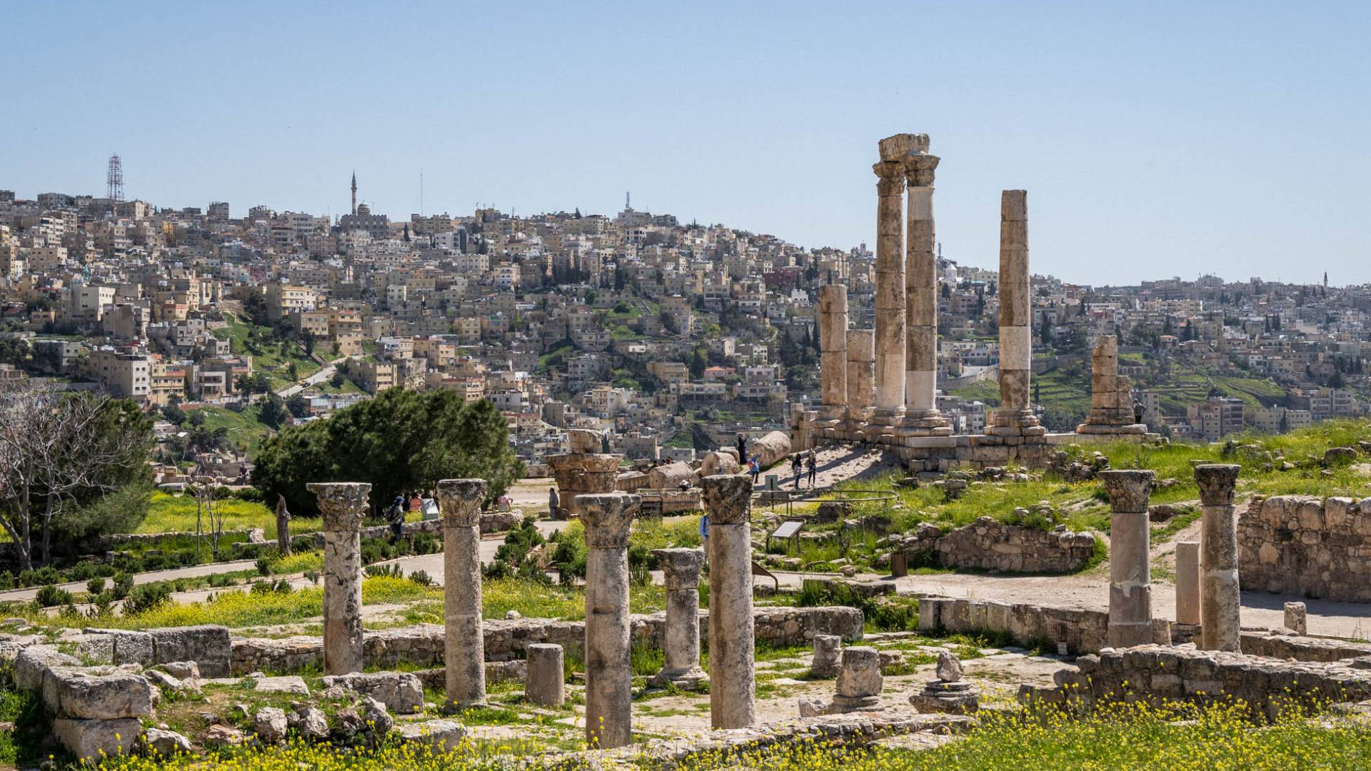 جبل القلعة في العاصمة عمان