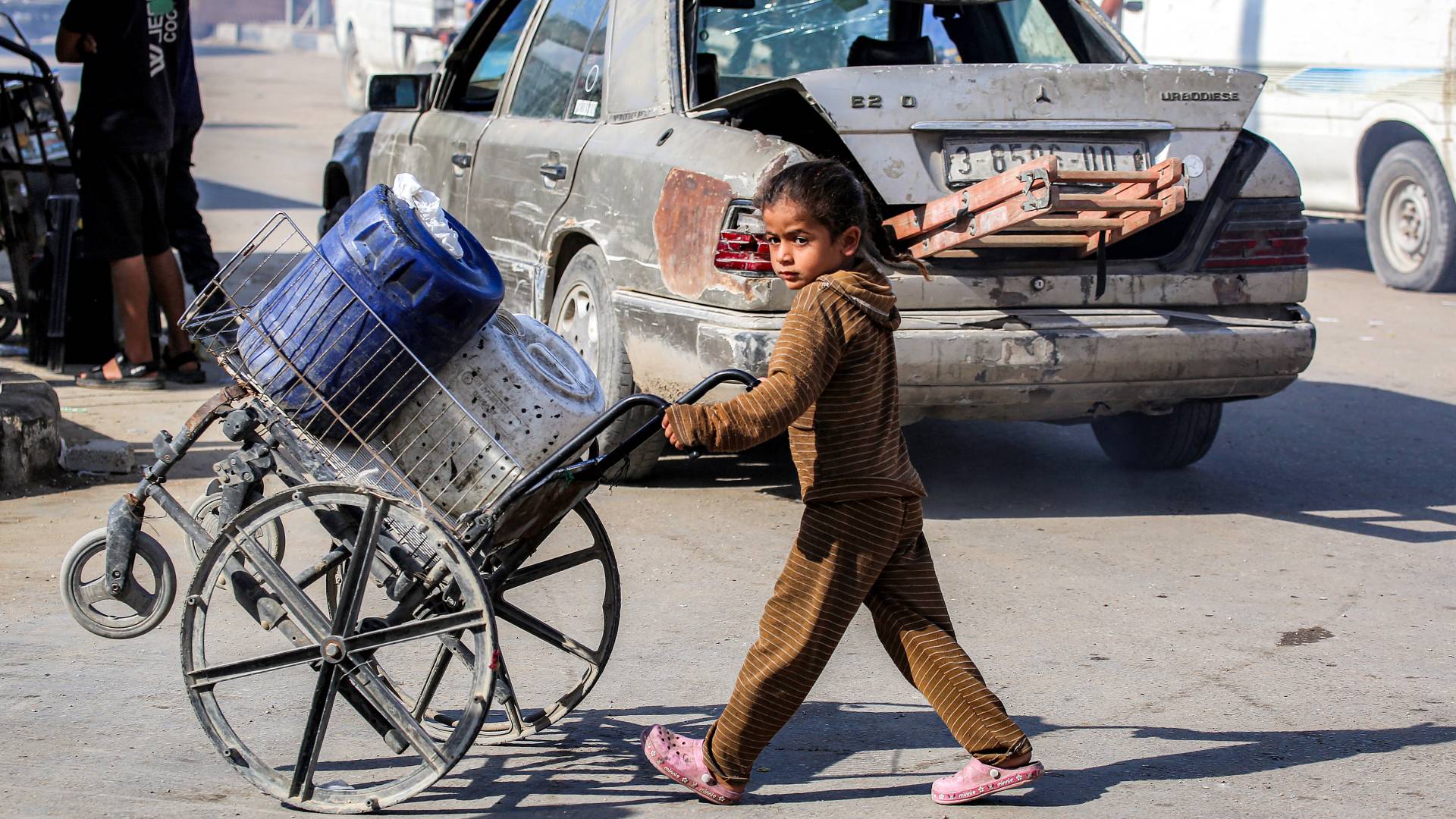 طفلة من قطاع غزة
