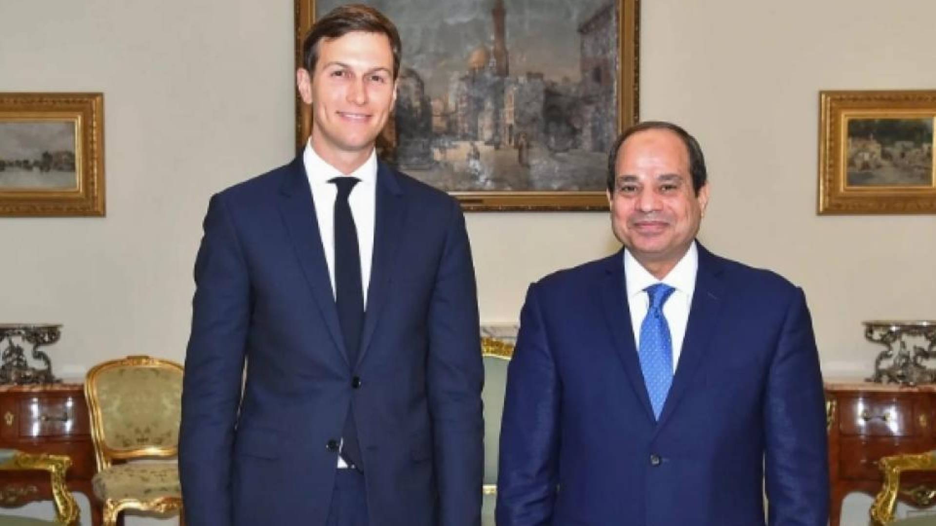 الرئيس المصري عبد الفتاح السيسي وجاريد كوشنر