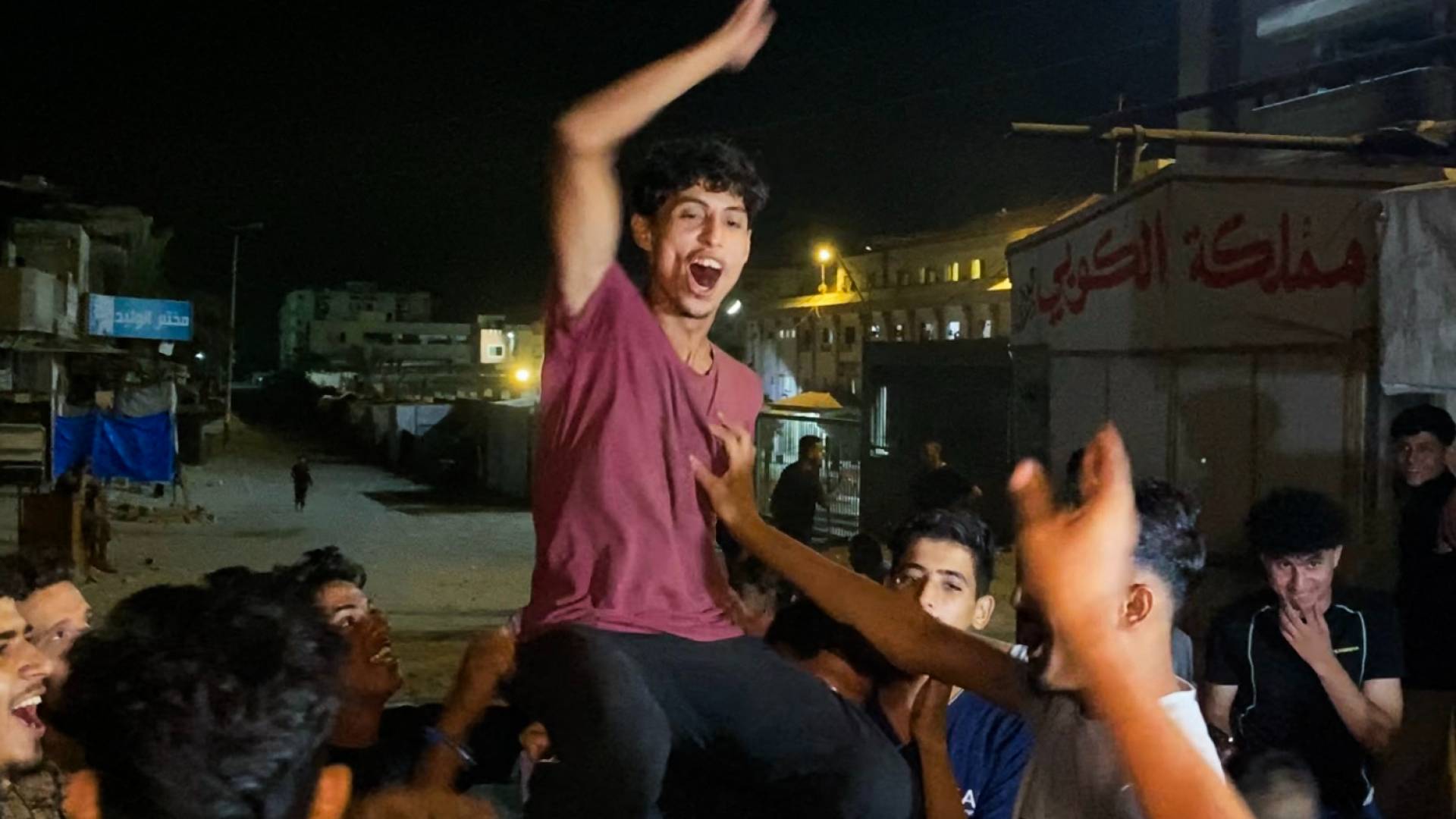 فرحة أهالي غزة بالتوصل إلى وقف إطلاق النار