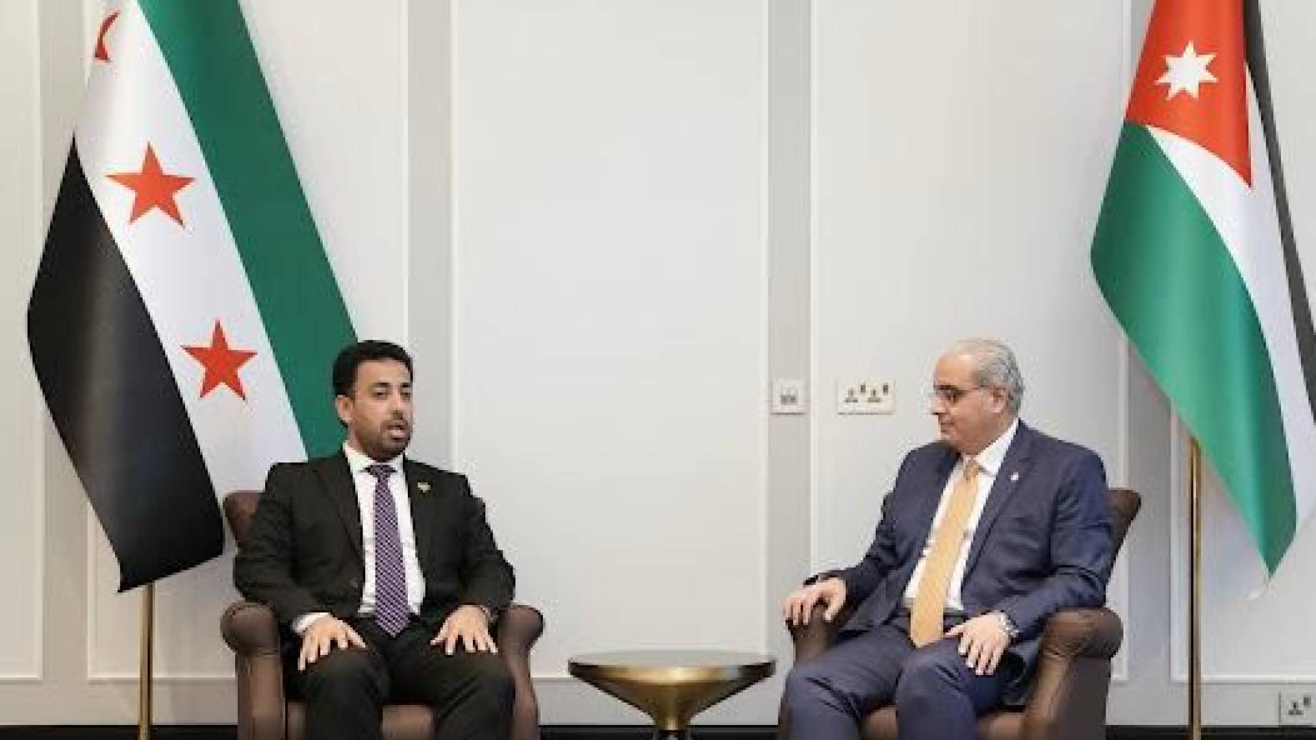 وزير الصحة، الدكتور إبراهيم البدور مع وزير الصحة السوري