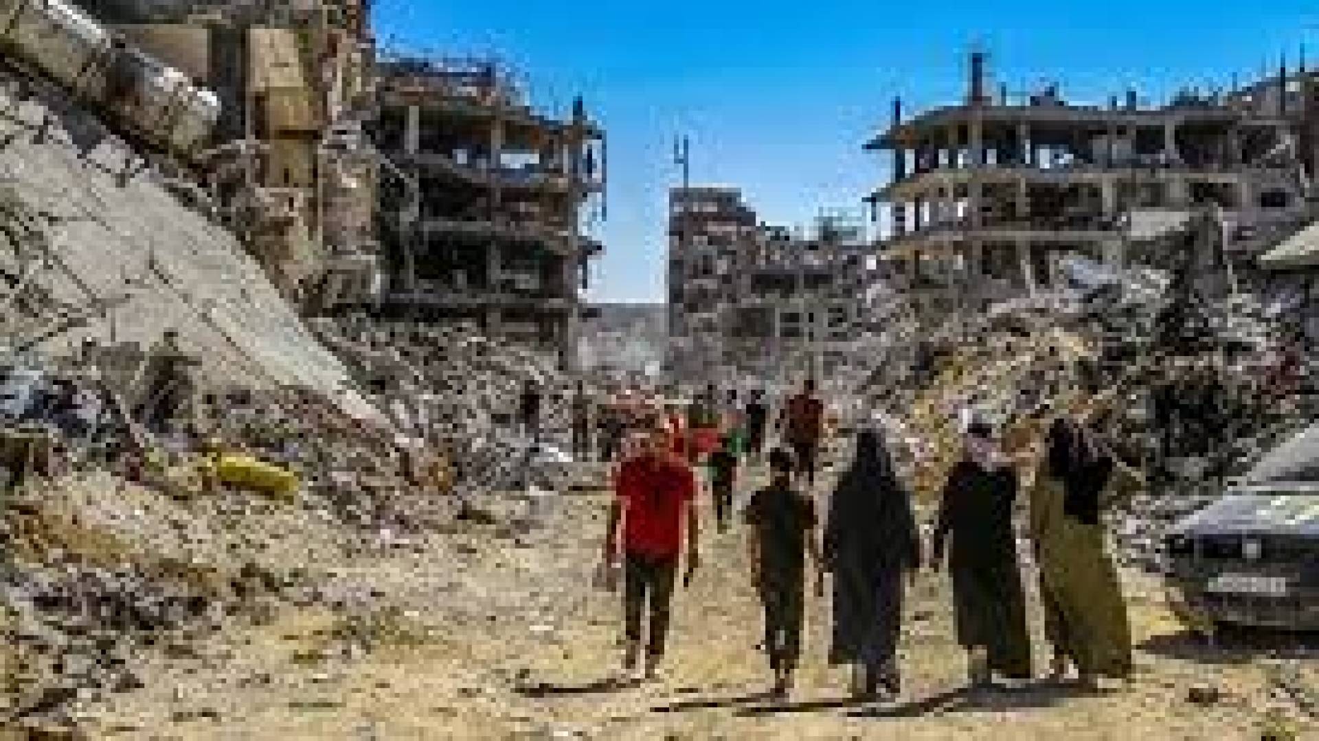 الدمار في قطاع غزة