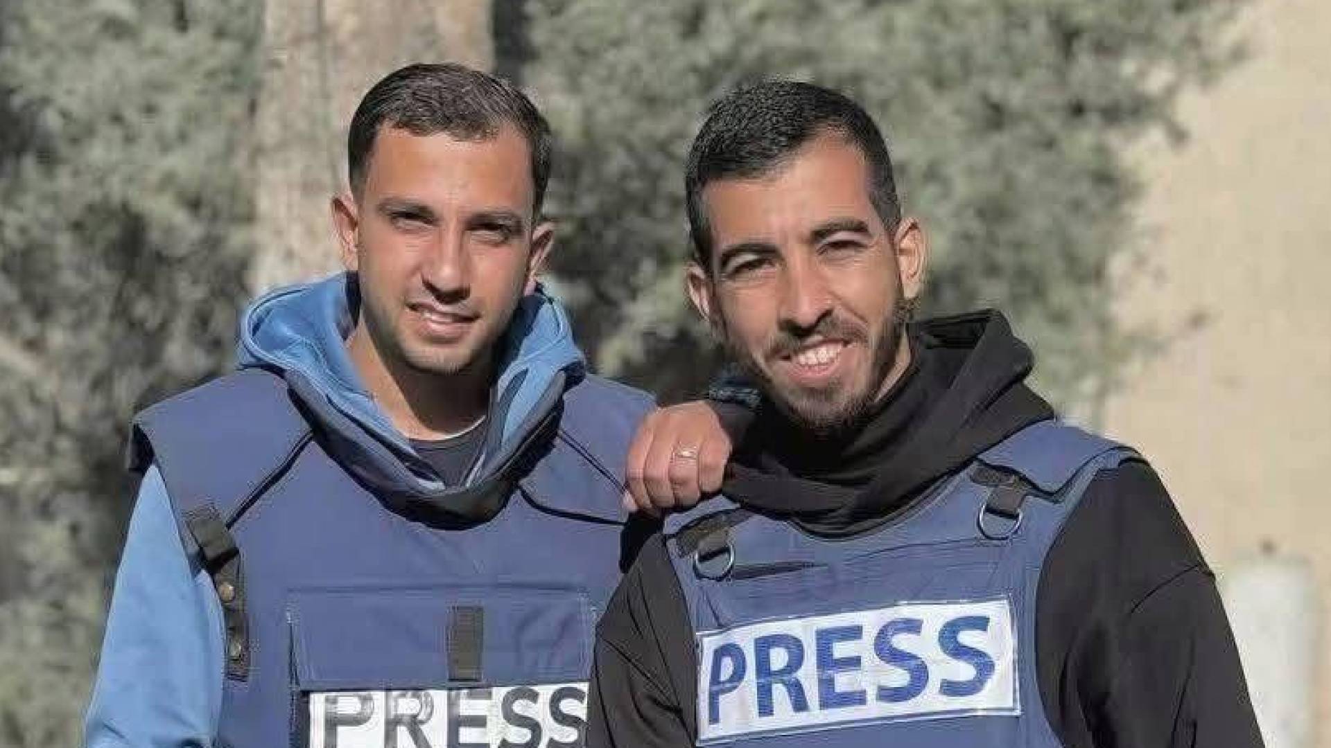 الصحفيين الشهداء صالح الجعفراوي وأنس الشريف