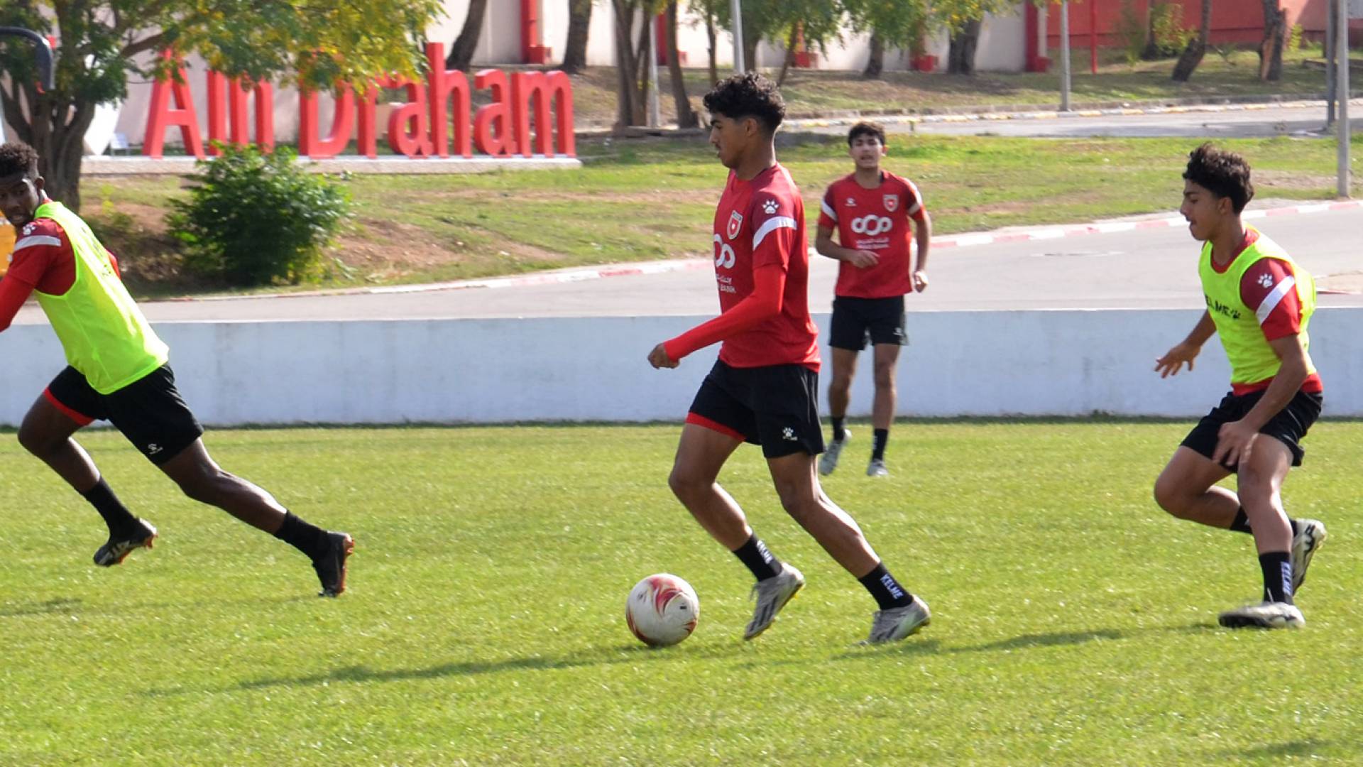 من تدريبات المنتخب الوطني