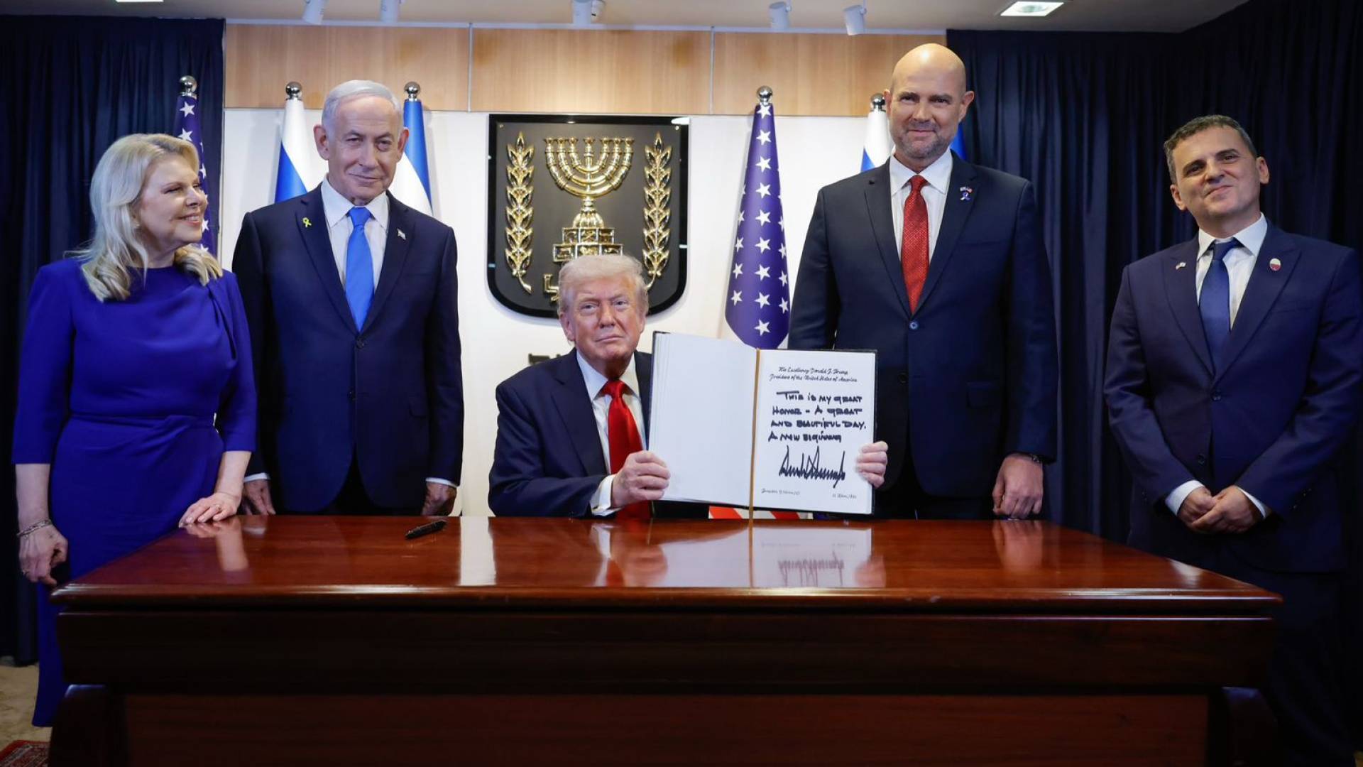 ترمب يصل إلى الكنيست "الإسرائيلي" لإلقاء خطاب أمام أعضائه