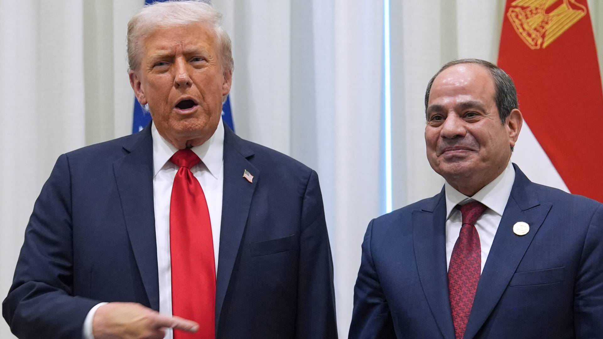 الرئيس المصري عبدالفتاح السيسي والرئيس الأمريكي دونالد ترمب