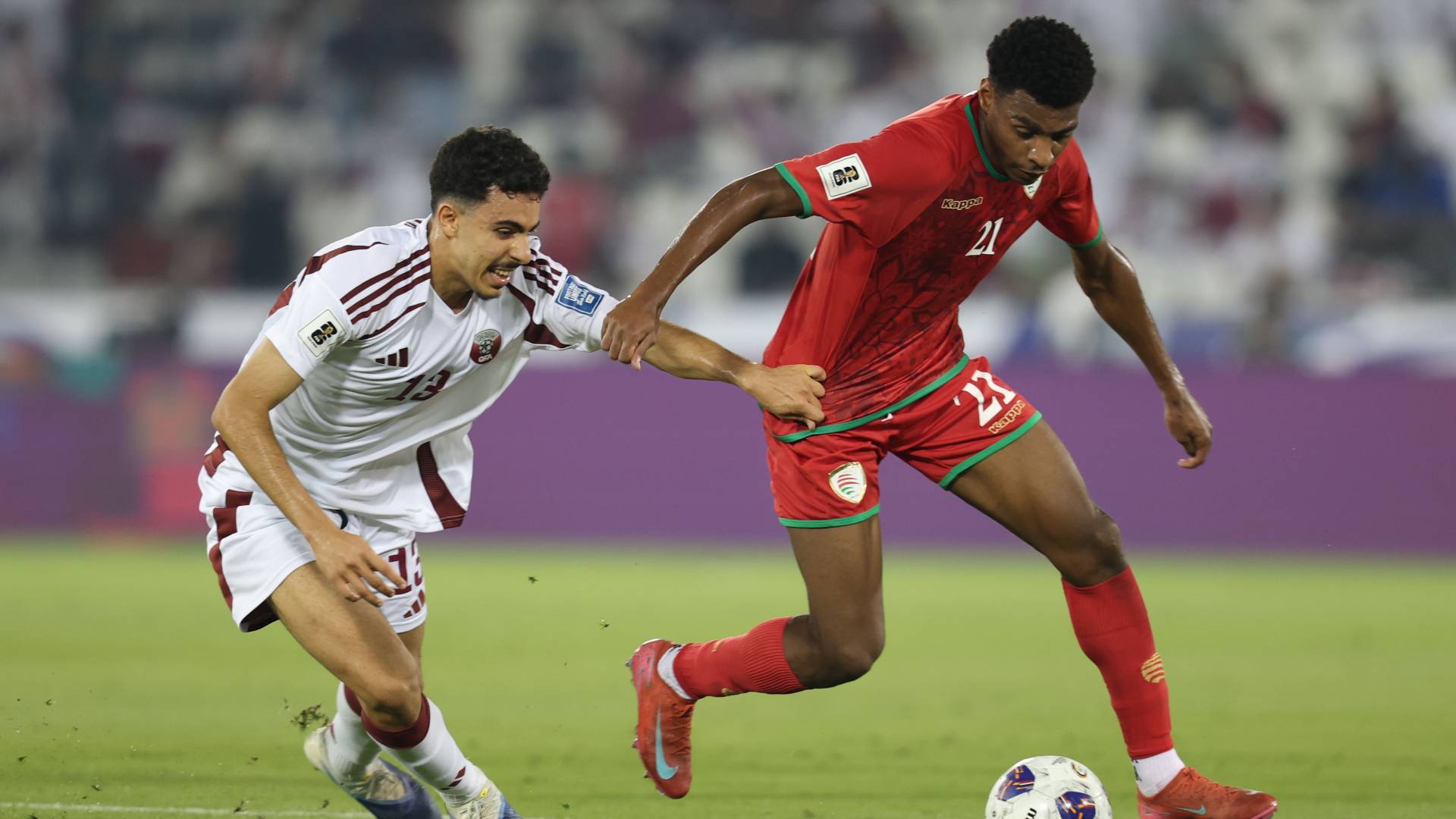 منتخب عمان وقطر