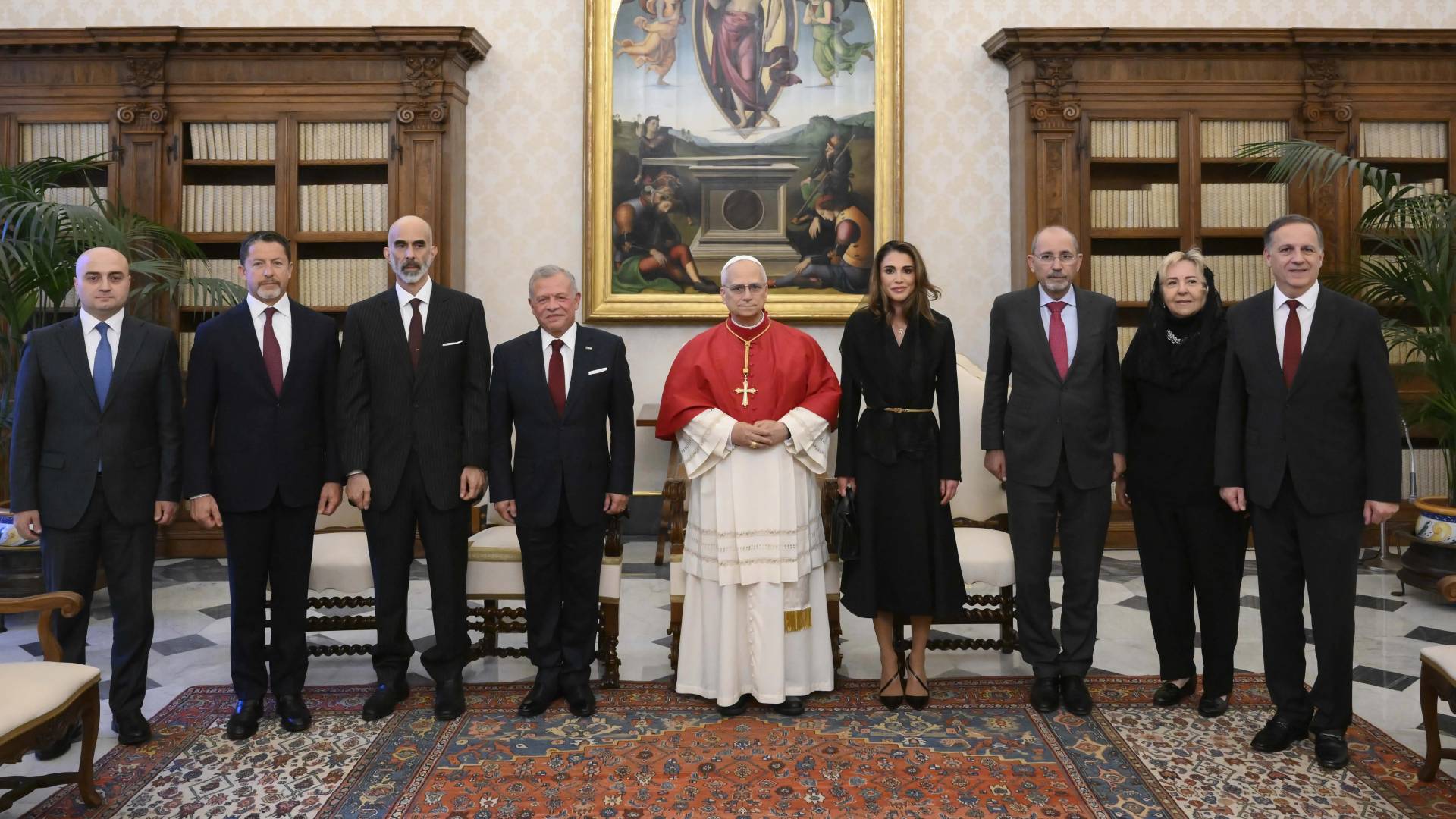 الملك والملكة يلتقيان البابا لاون الرابع عشر بالفاتيكان.. فيديو